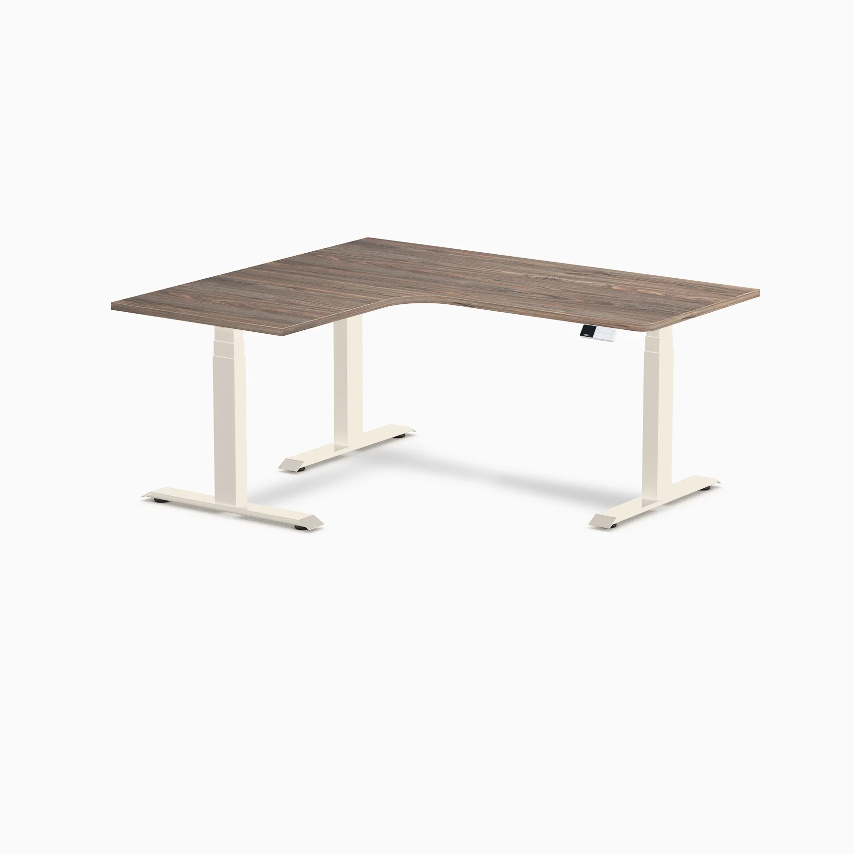Desky L-Shape Melamine Sit Stand Desk - Image 178