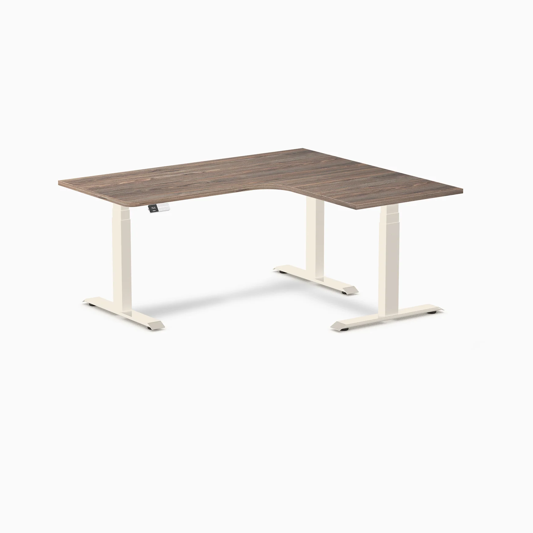 Desky L-Shape Melamine Sit Stand Desk - Image 179