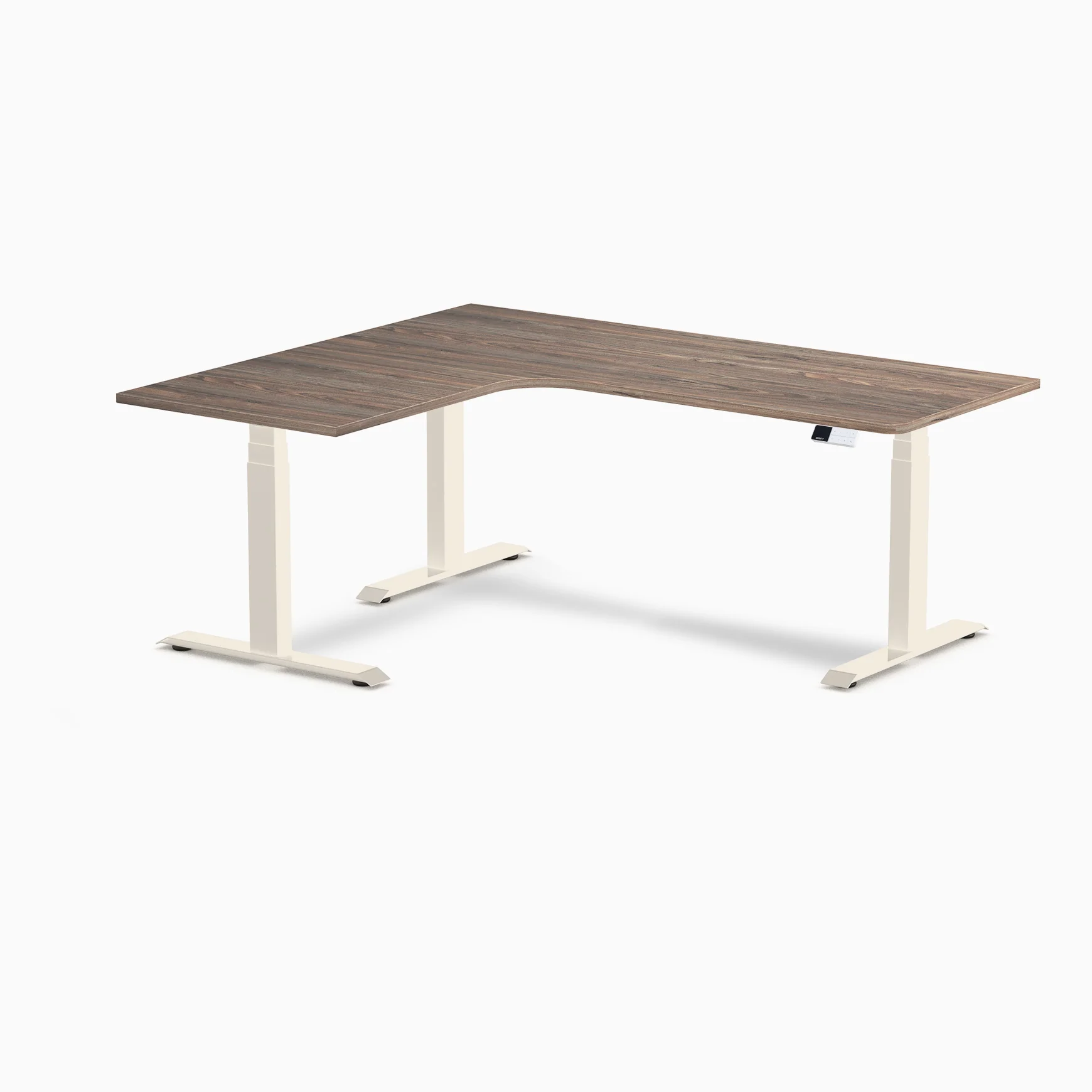 Desky L-Shape Melamine Sit Stand Desk - Image 180