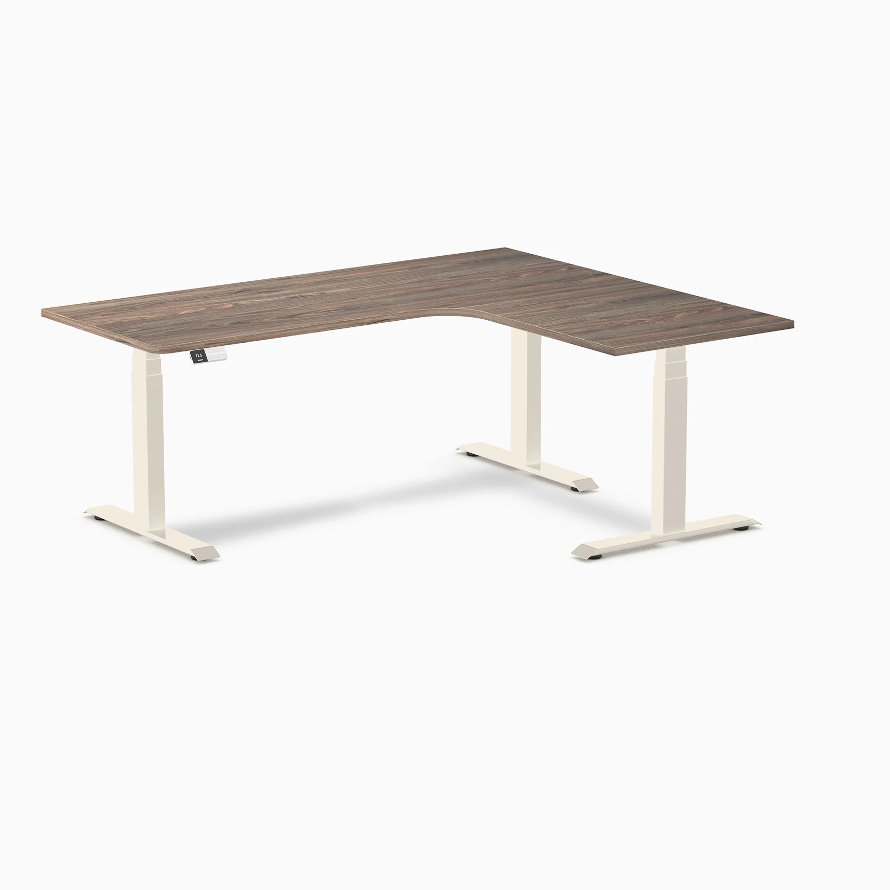 Desky L-Shape Melamine Sit Stand Desk - Image 181