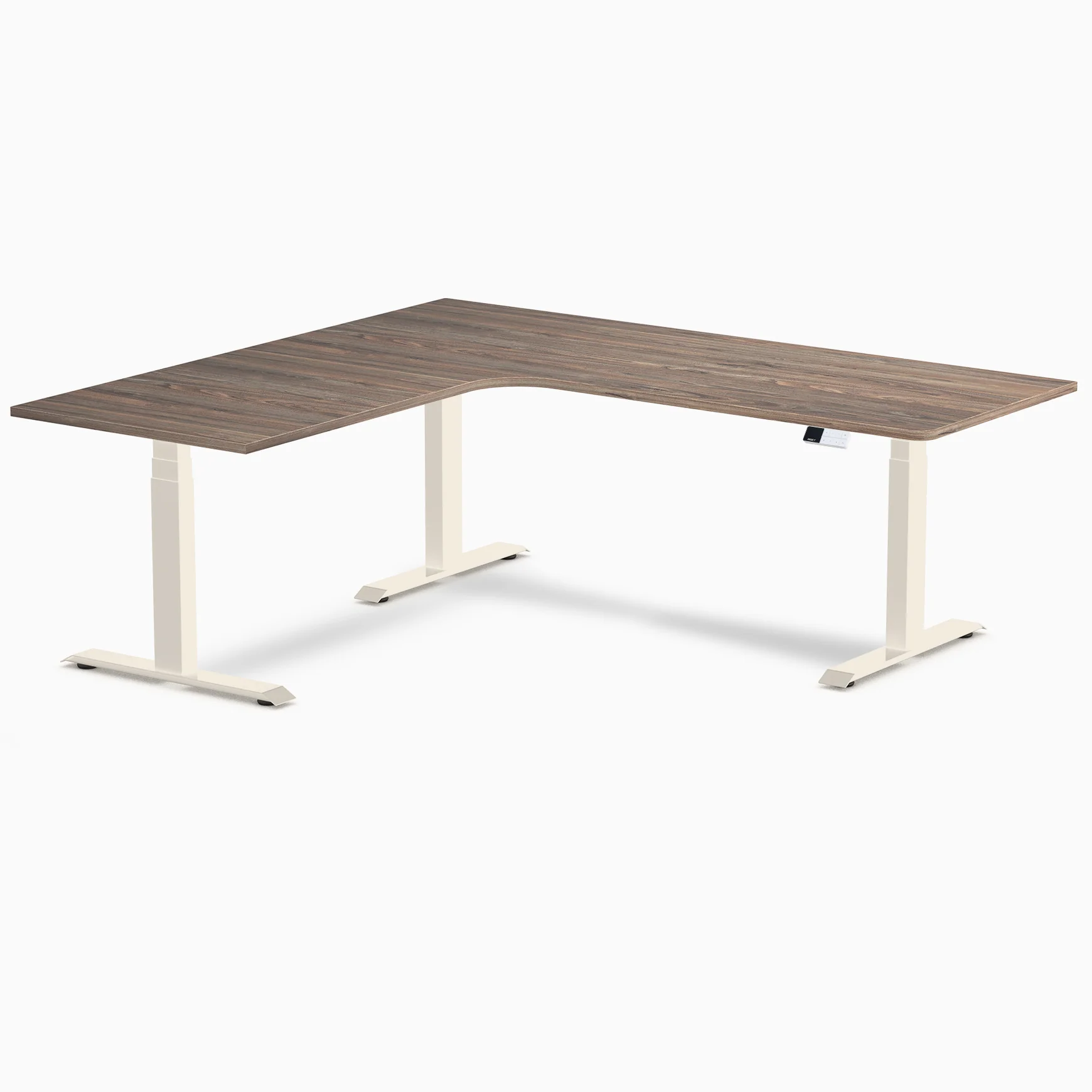 Desky L-Shape Melamine Sit Stand Desk - Image 182