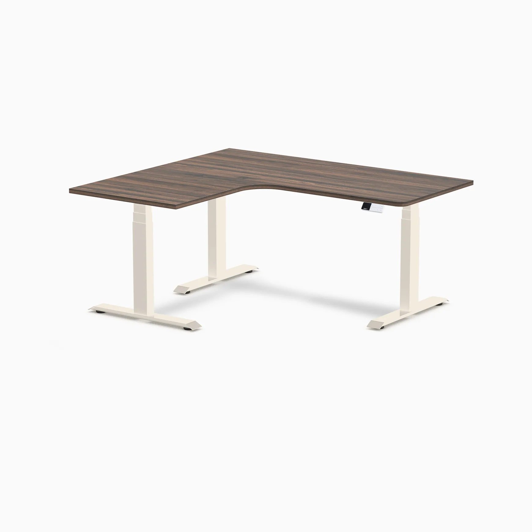 Desky L-Shape Melamine Sit Stand Desk - Image 184