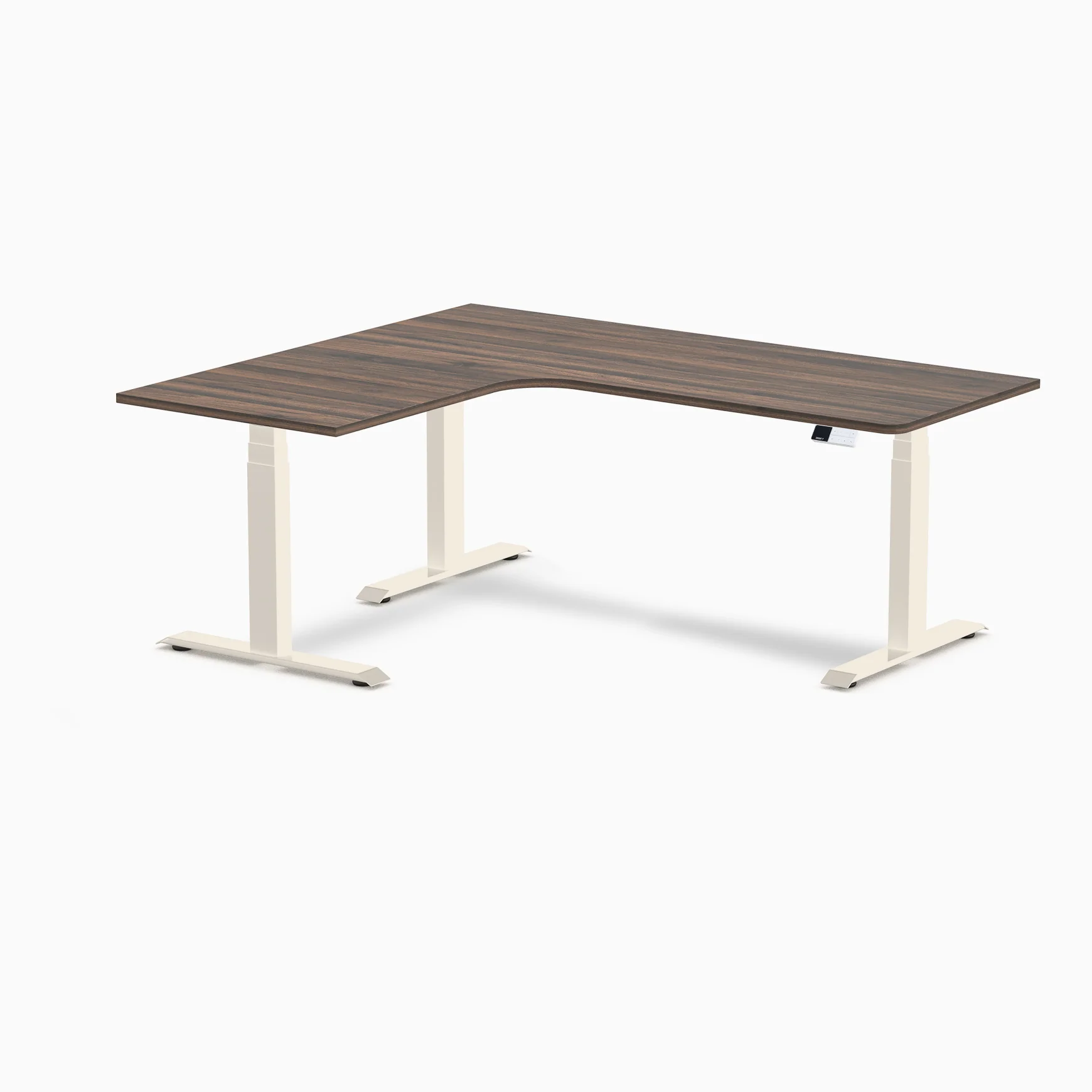 Desky L-Shape Melamine Sit Stand Desk - Image 186
