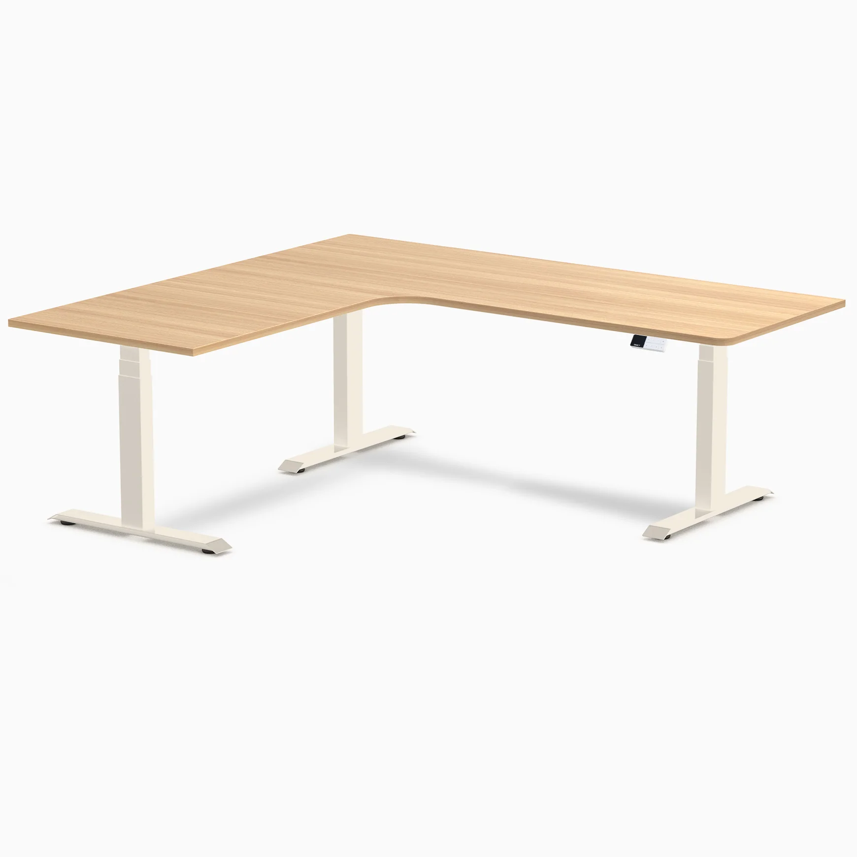 Desky L-Shape Melamine Sit Stand Desk - Image 194