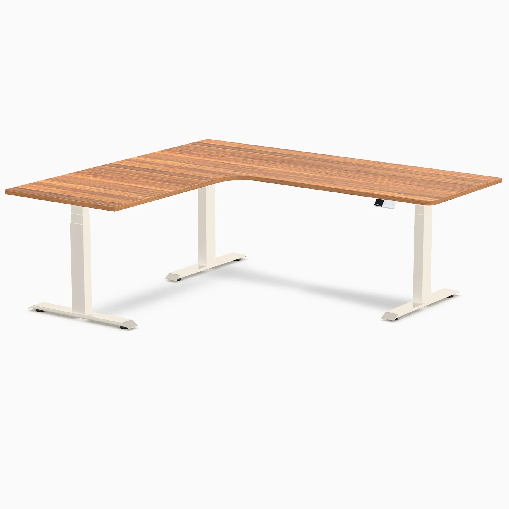 Desky L-Shape Melamine Sit Stand Desk - Image 200