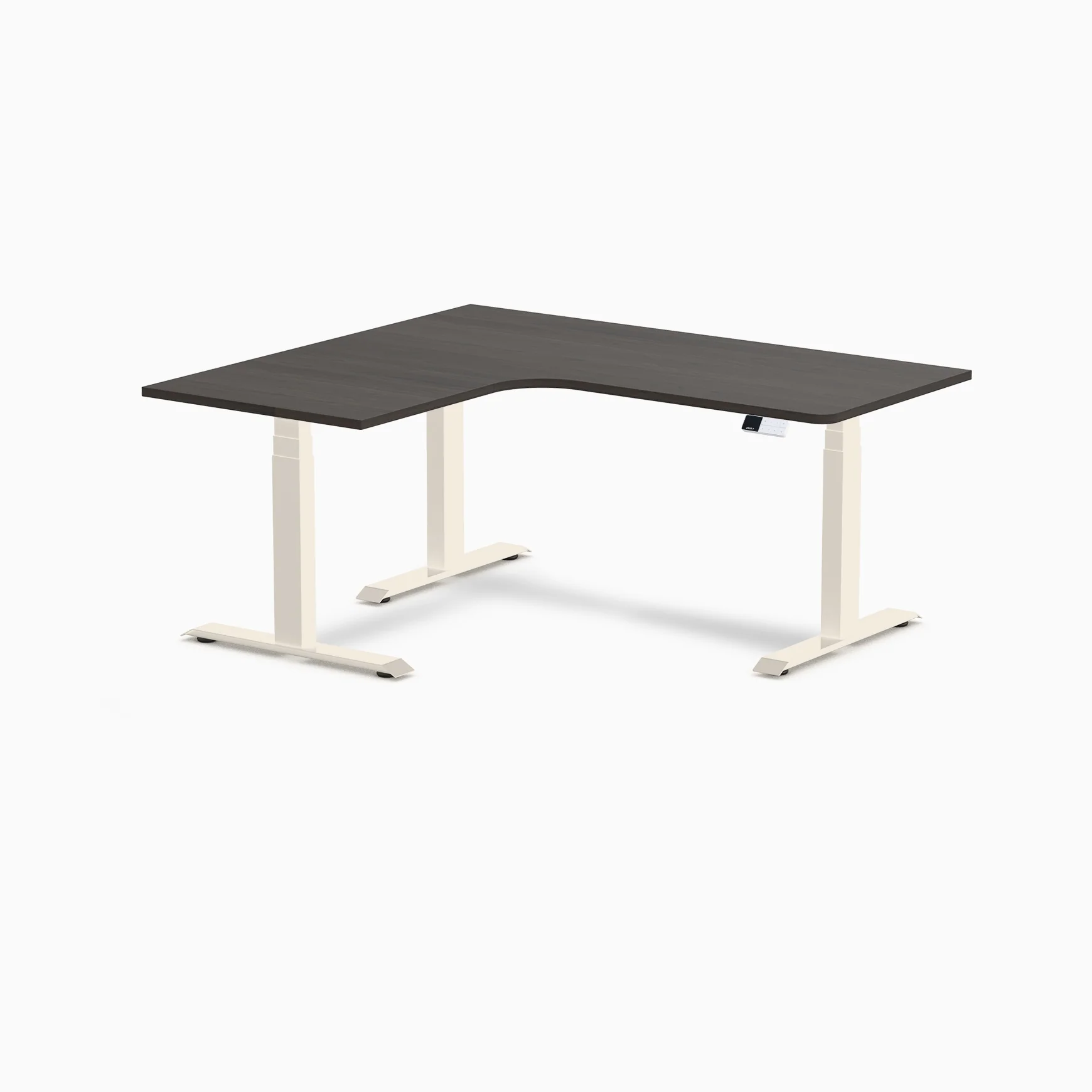 Desky L-Shape Melamine Sit Stand Desk - Image 202