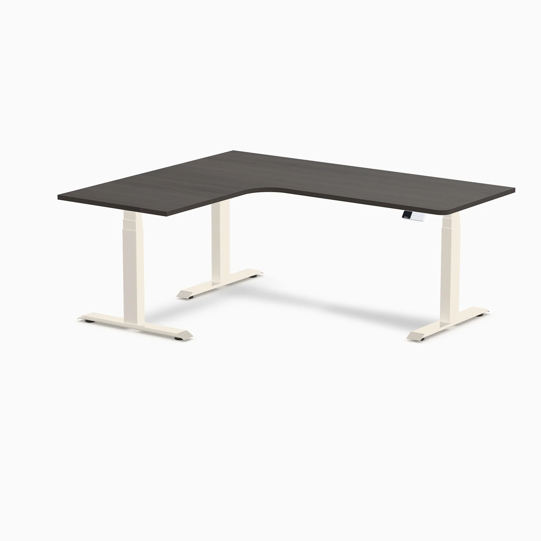 Desky L-Shape Melamine Sit Stand Desk - Image 204
