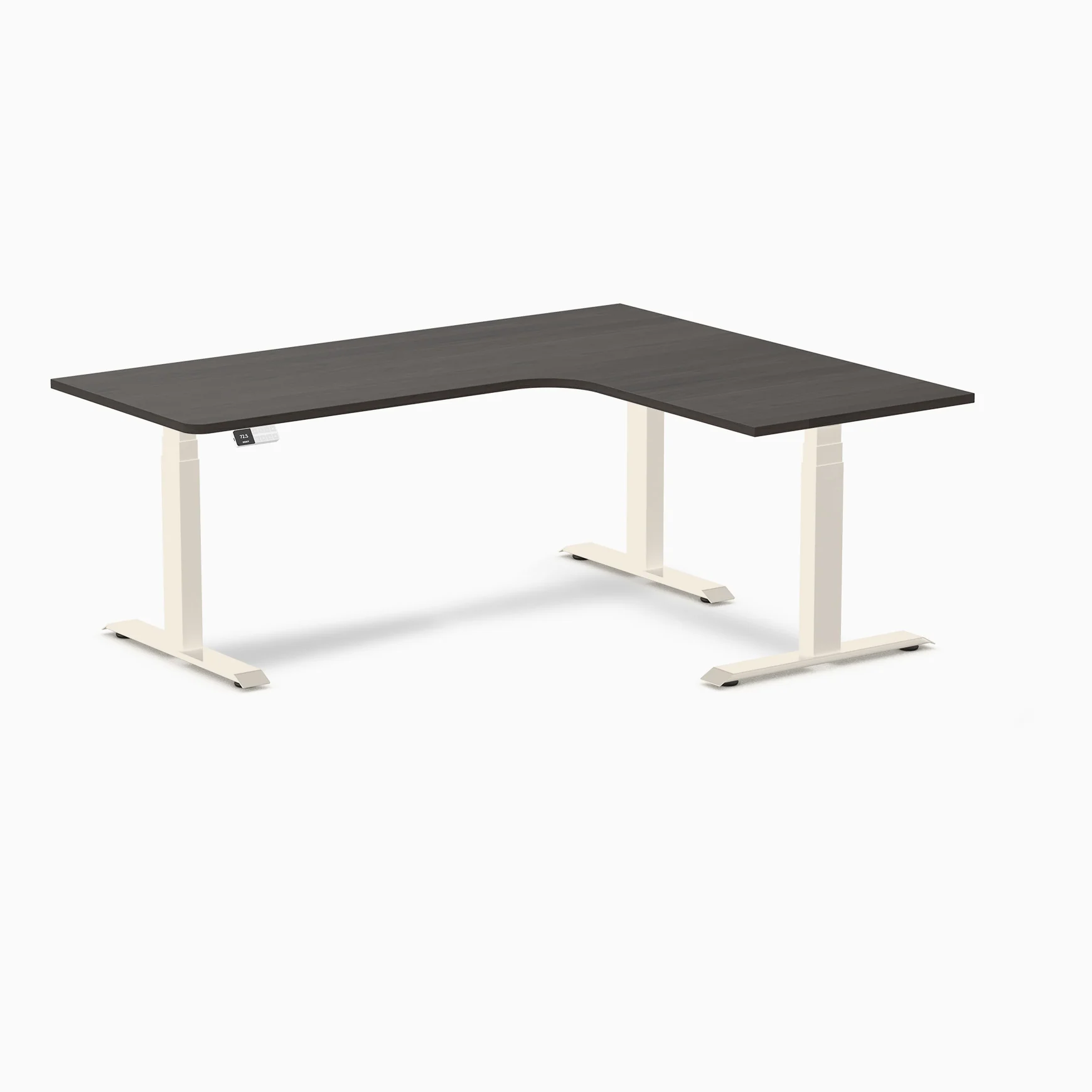 Desky L-Shape Melamine Sit Stand Desk - Image 205