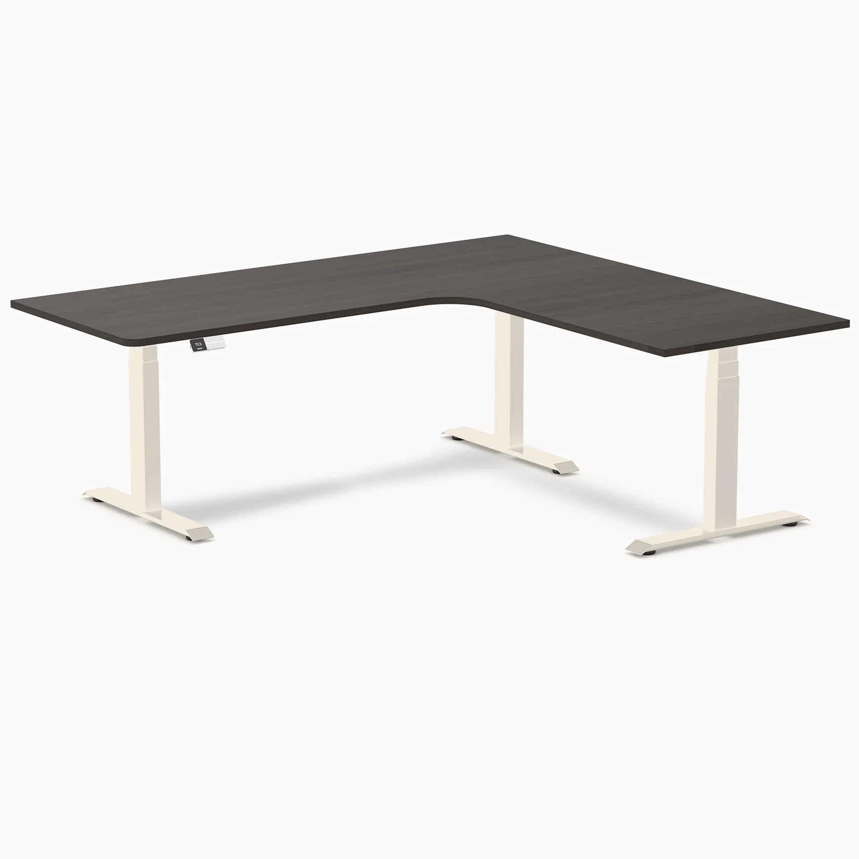 Desky L-Shape Melamine Sit Stand Desk - Image 207