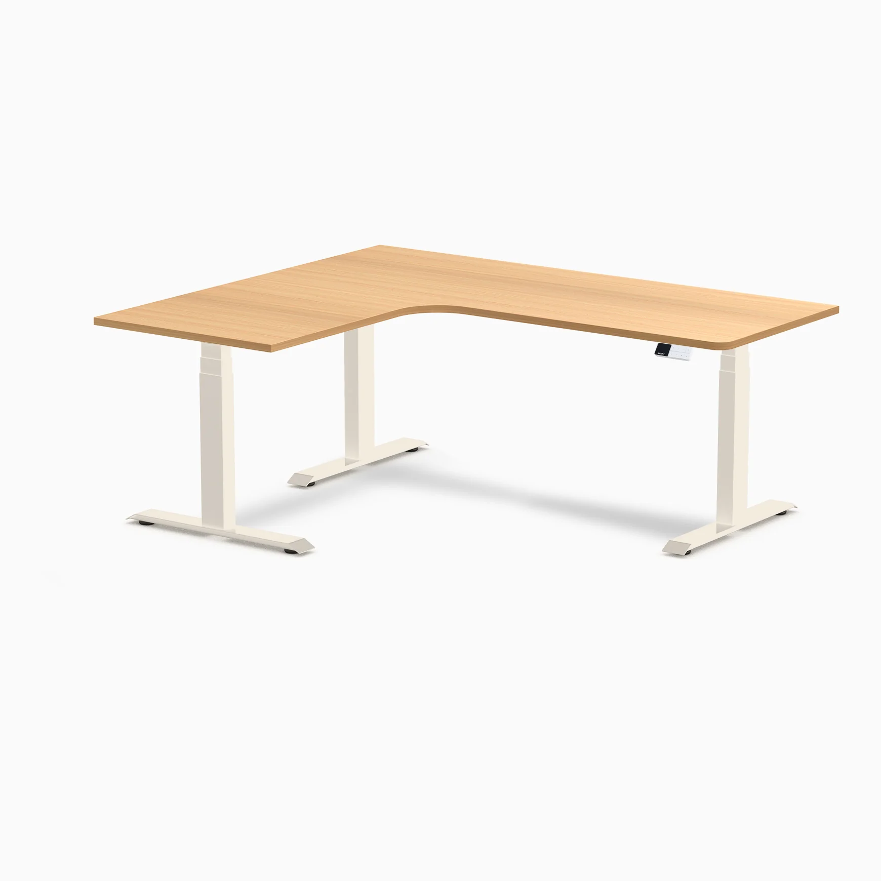 Desky L-Shape Melamine Sit Stand Desk - Image 210