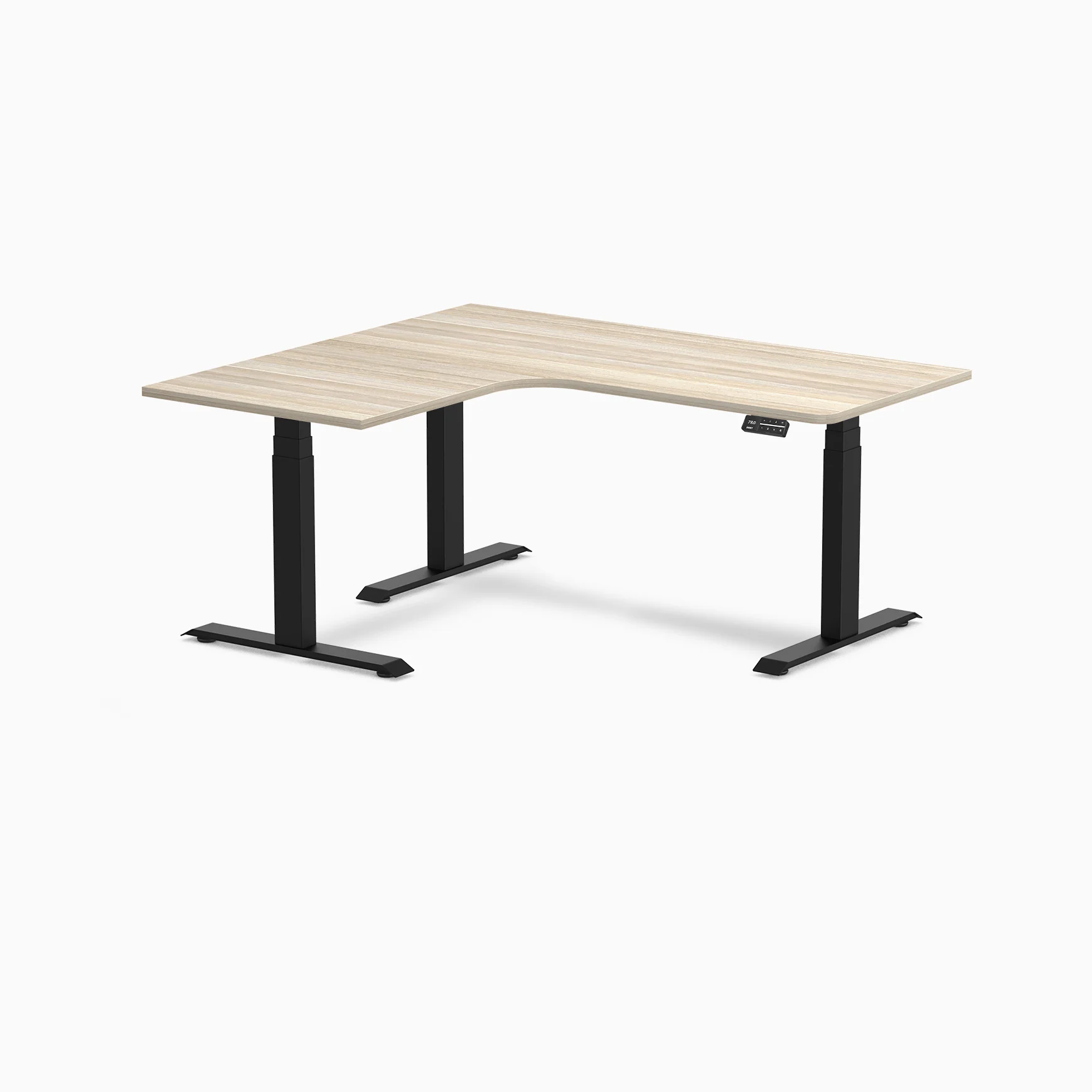 Desky L-Shape Melamine Sit Stand Desk - Image 214