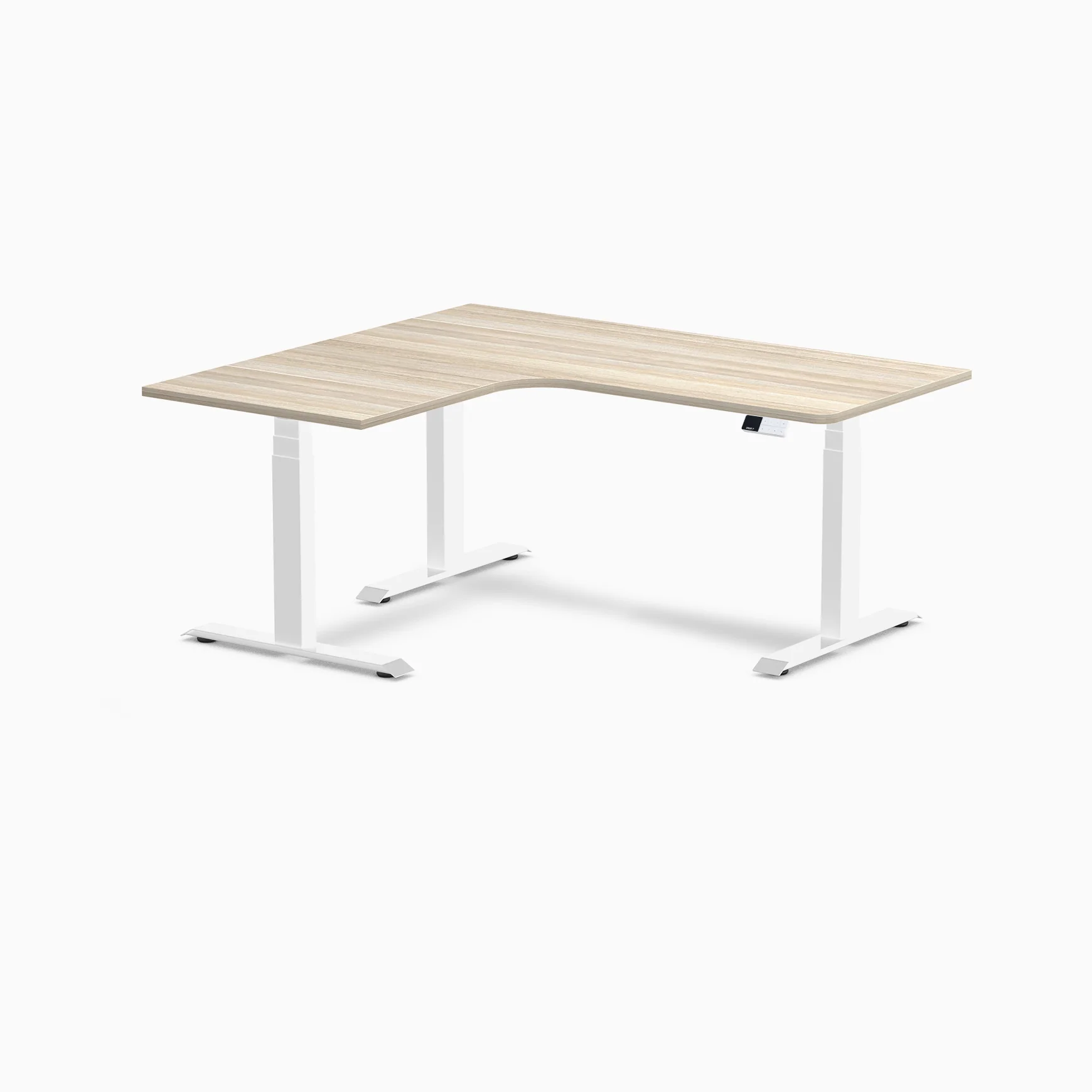 Desky L-Shape Melamine Sit Stand Desk - Image 215
