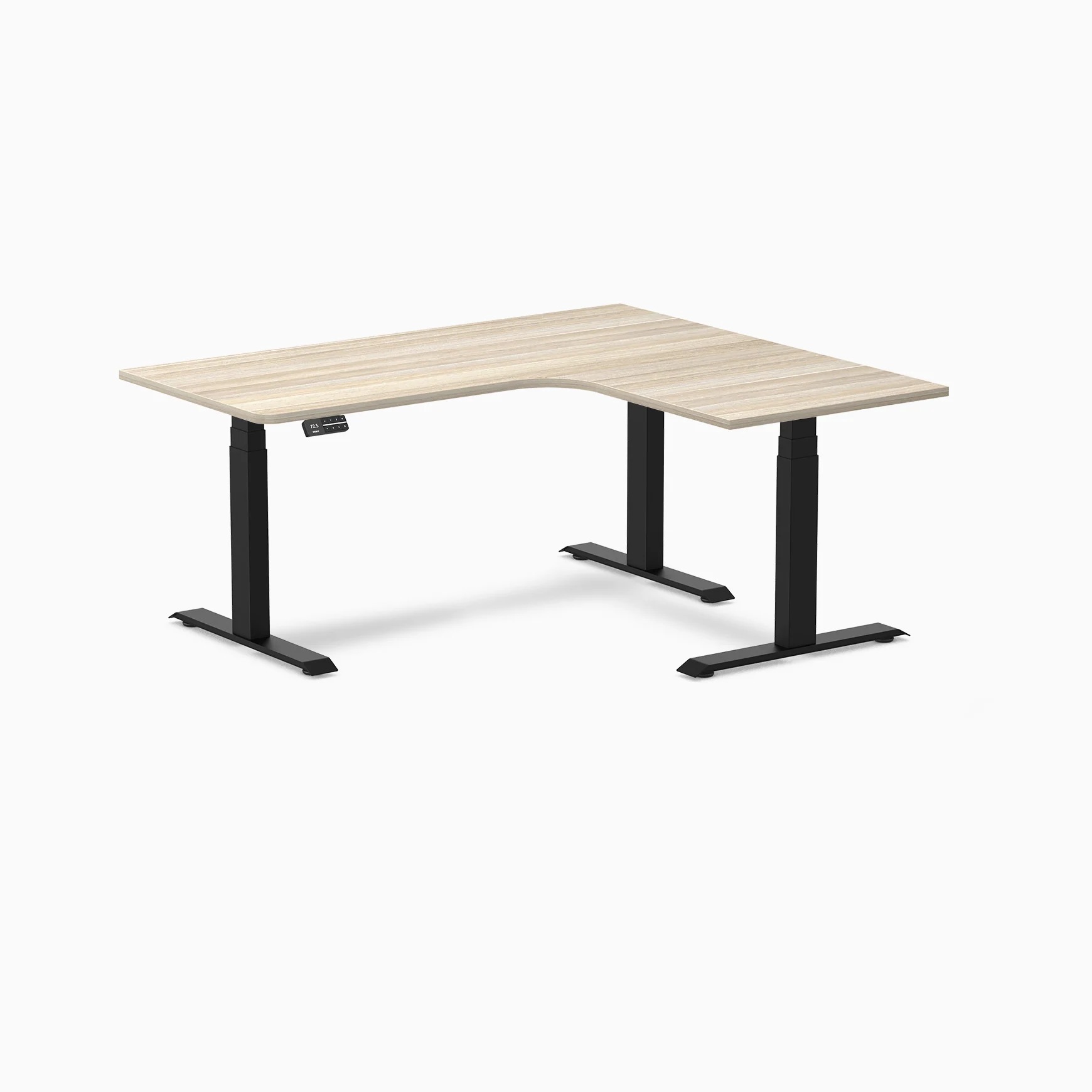 Desky L-Shape Melamine Sit Stand Desk - Image 218