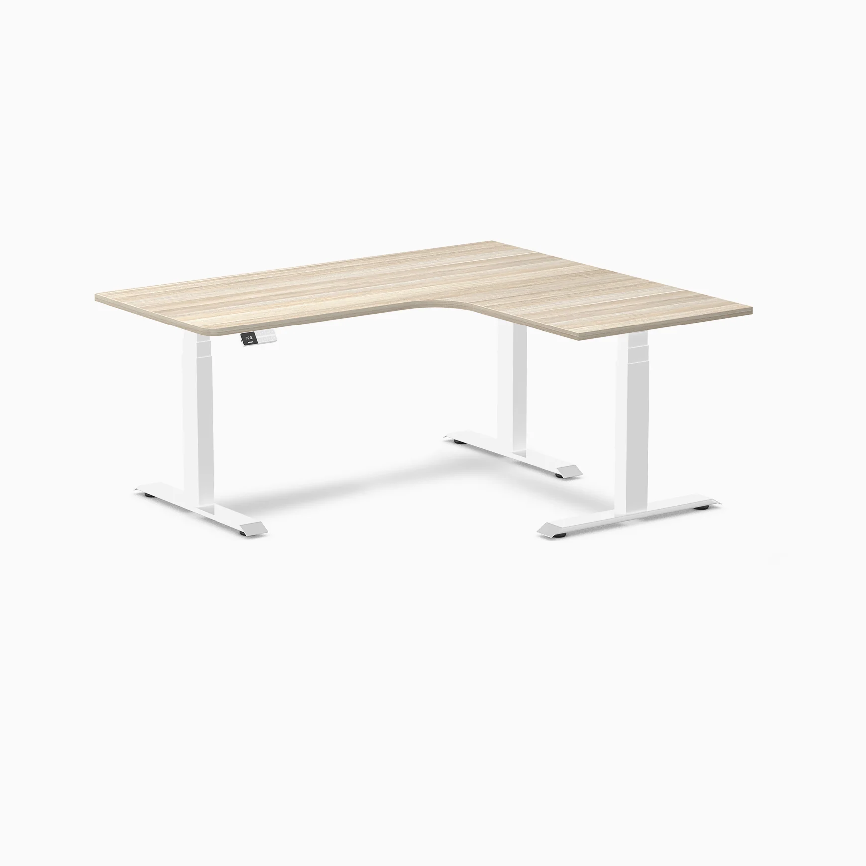 Desky L-Shape Melamine Sit Stand Desk - Image 219