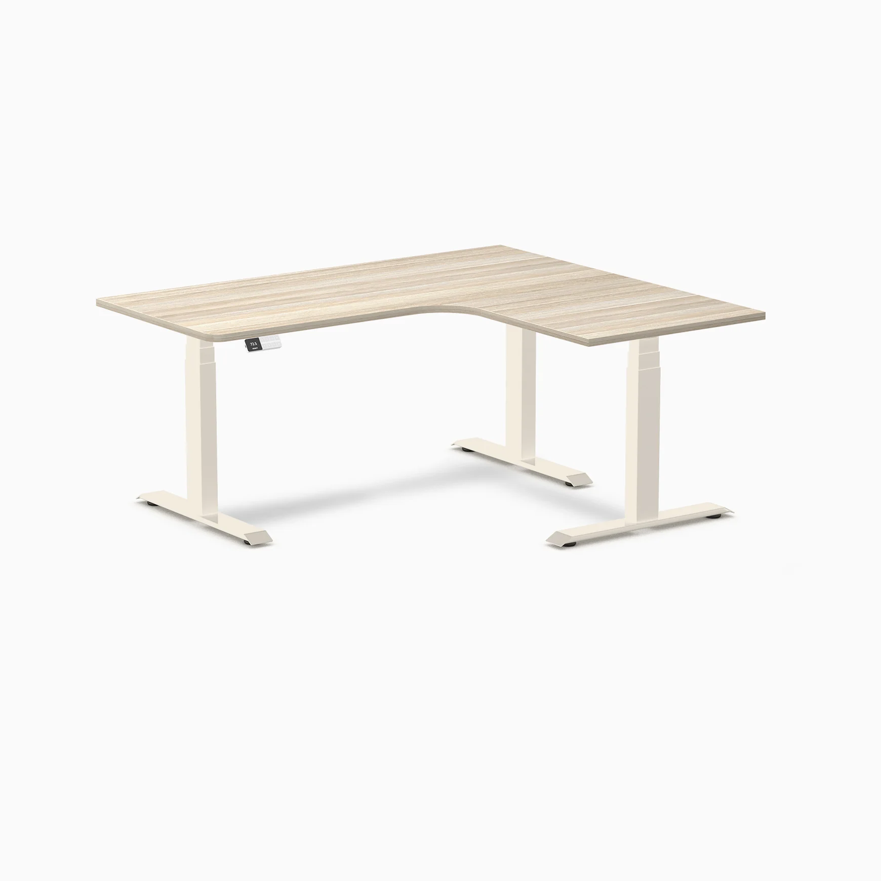 Desky L-Shape Melamine Sit Stand Desk - Image 220