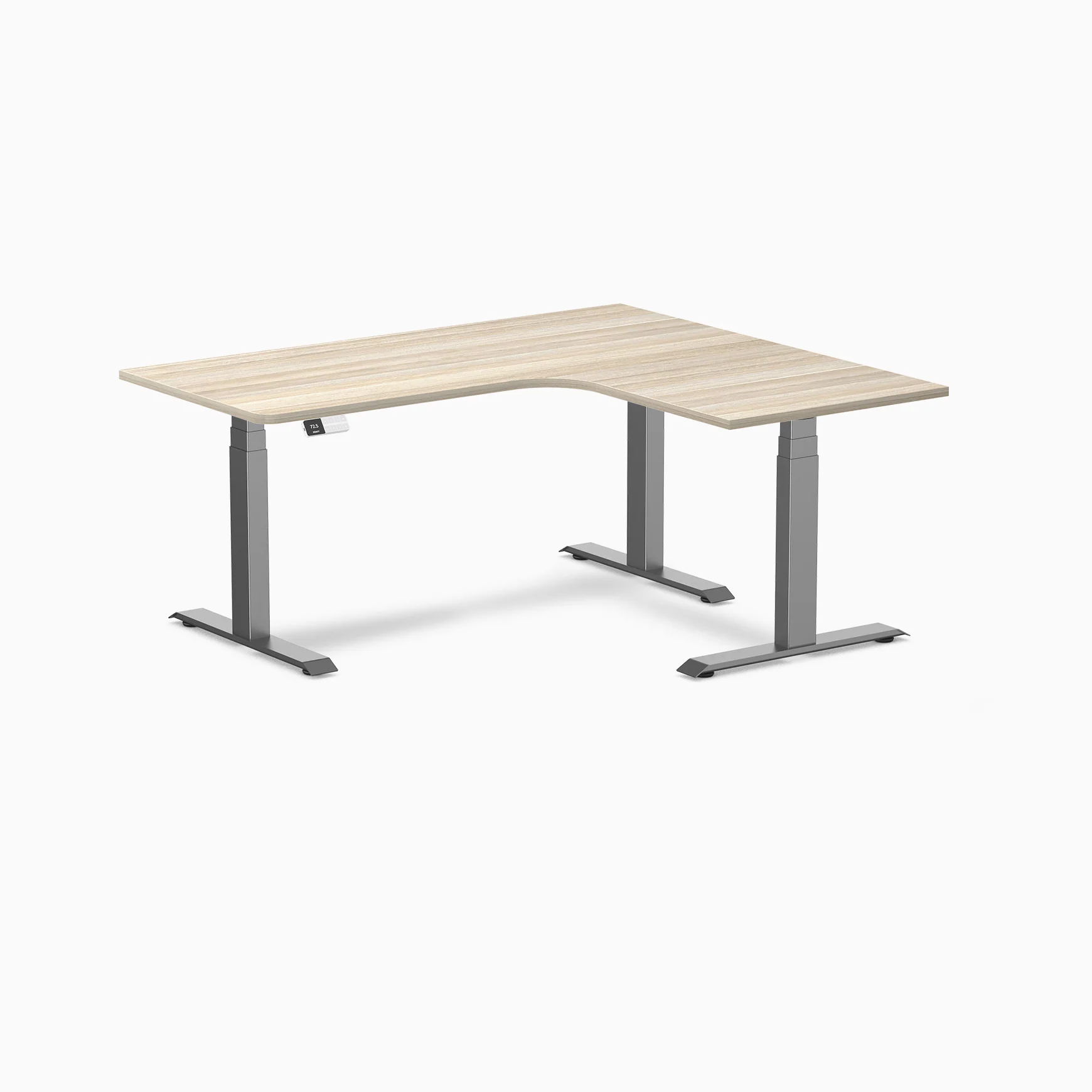 Desky L-Shape Melamine Sit Stand Desk - Image 221