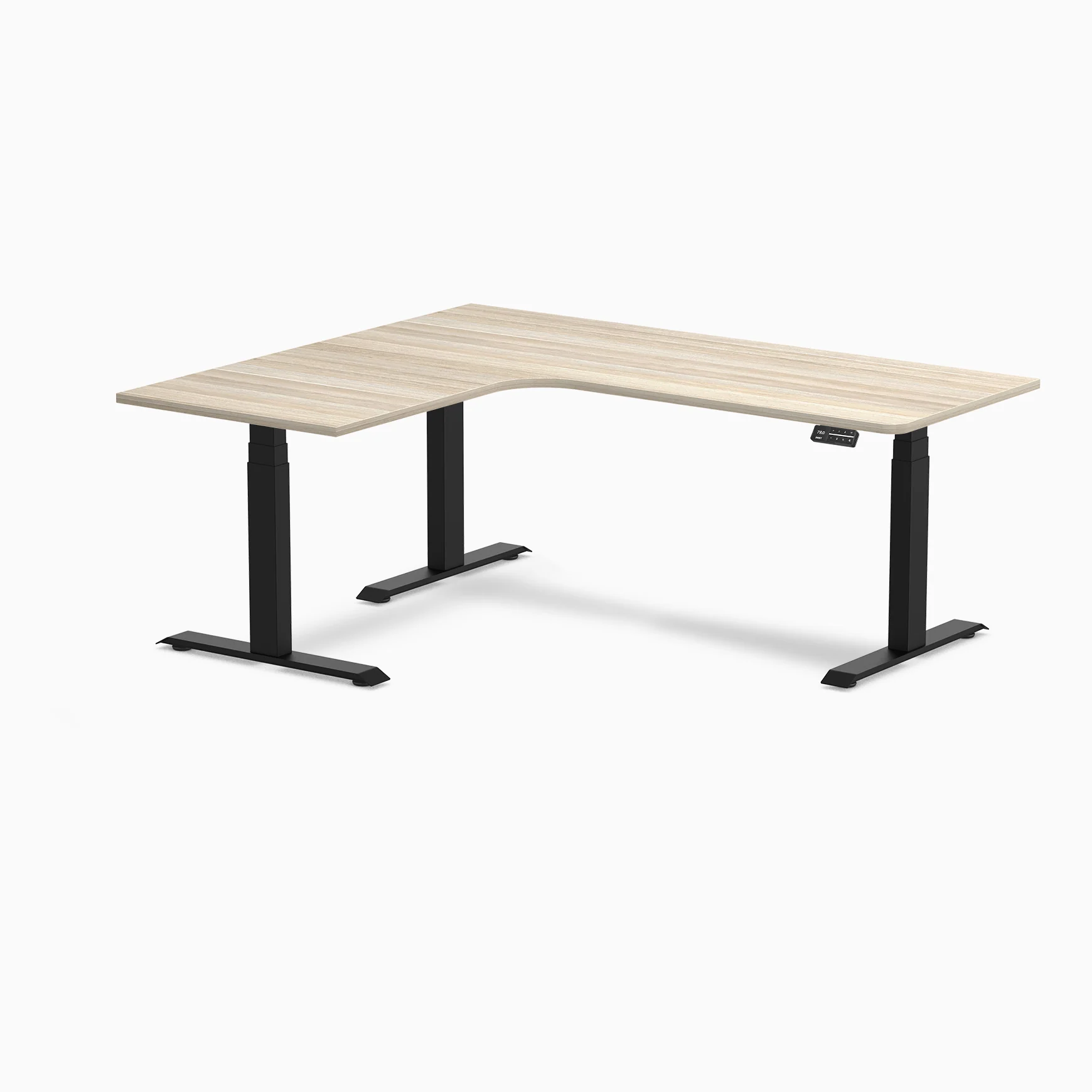 Desky L-Shape Melamine Sit Stand Desk - Image 222