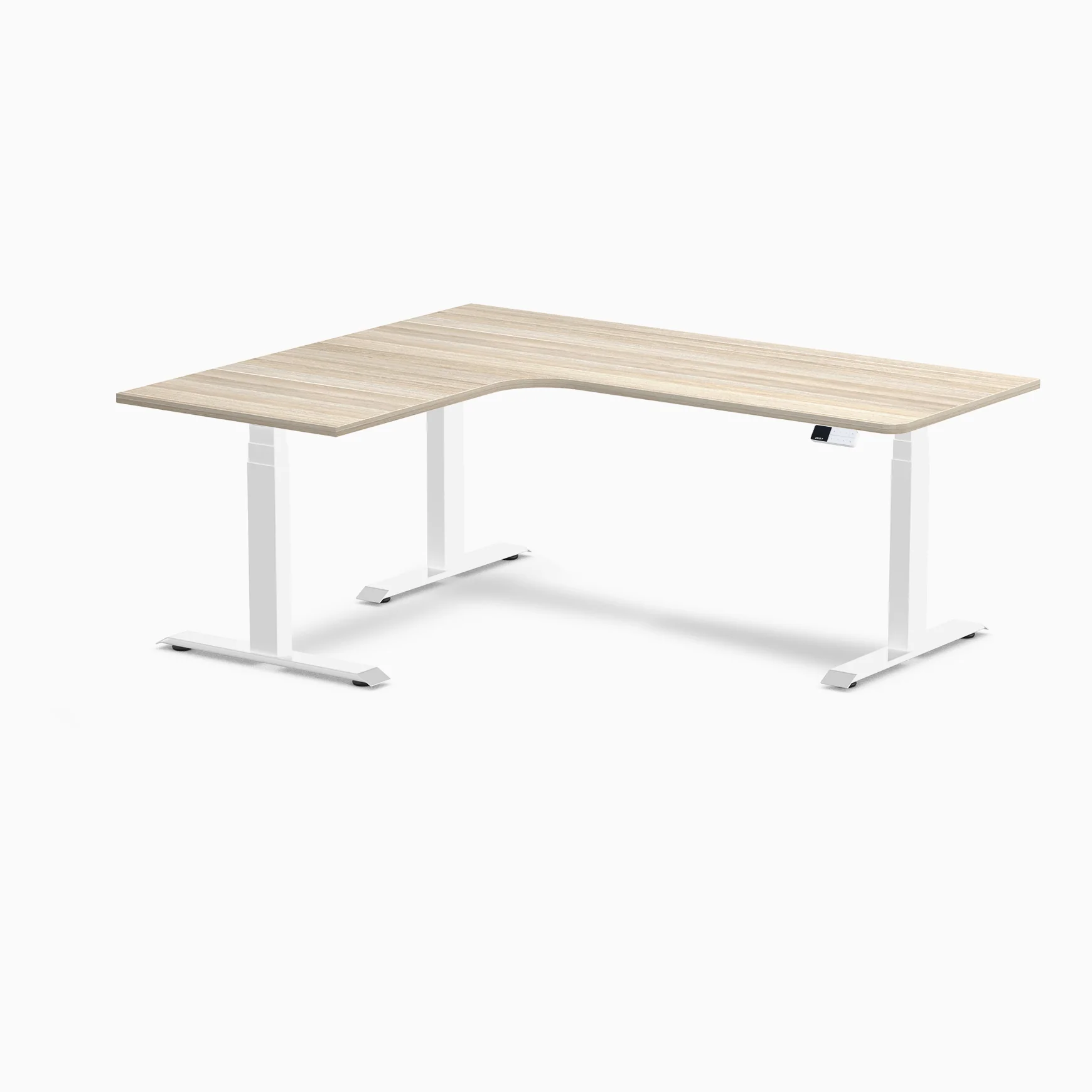 Desky L-Shape Melamine Sit Stand Desk - Image 223