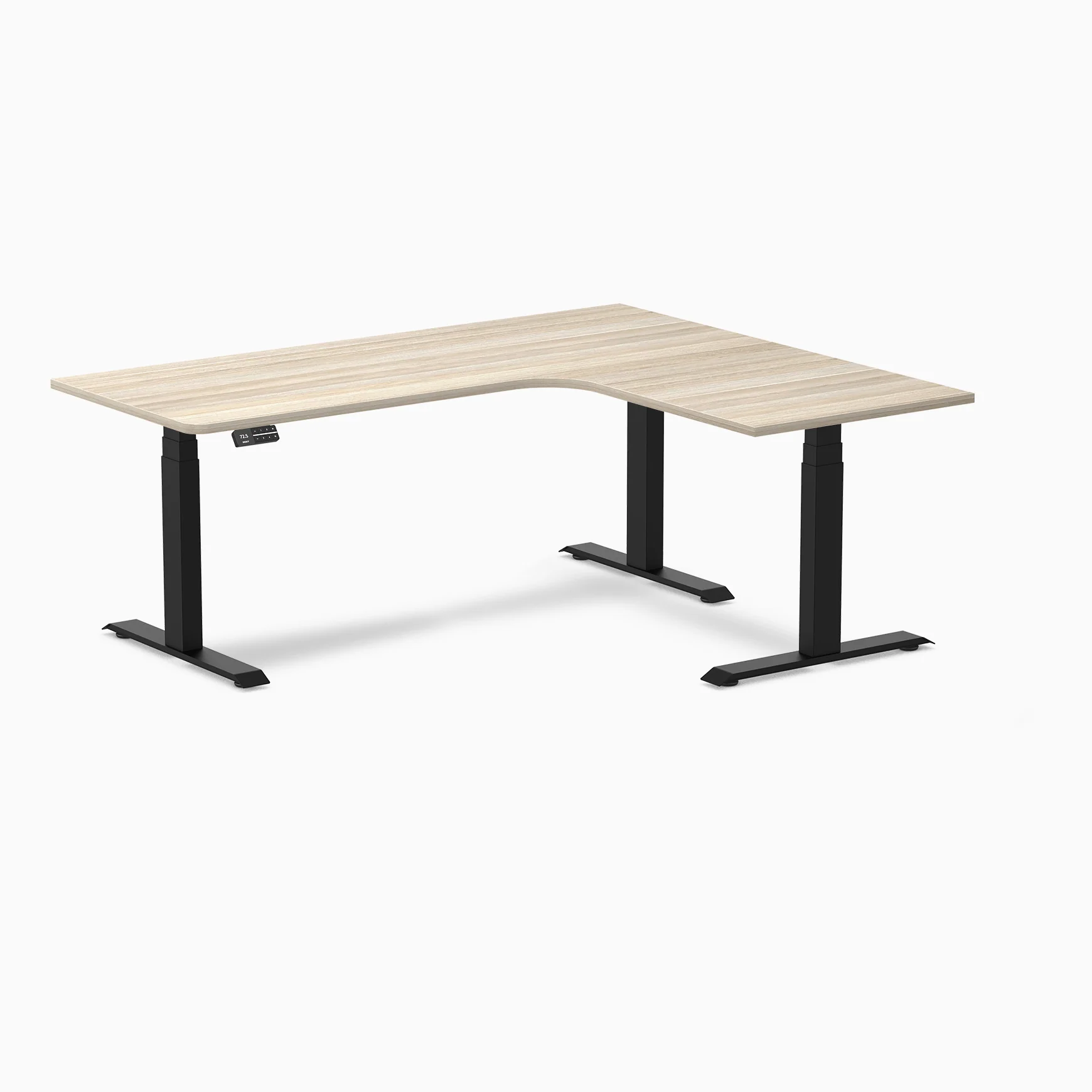 Desky L-Shape Melamine Sit Stand Desk - Image 226