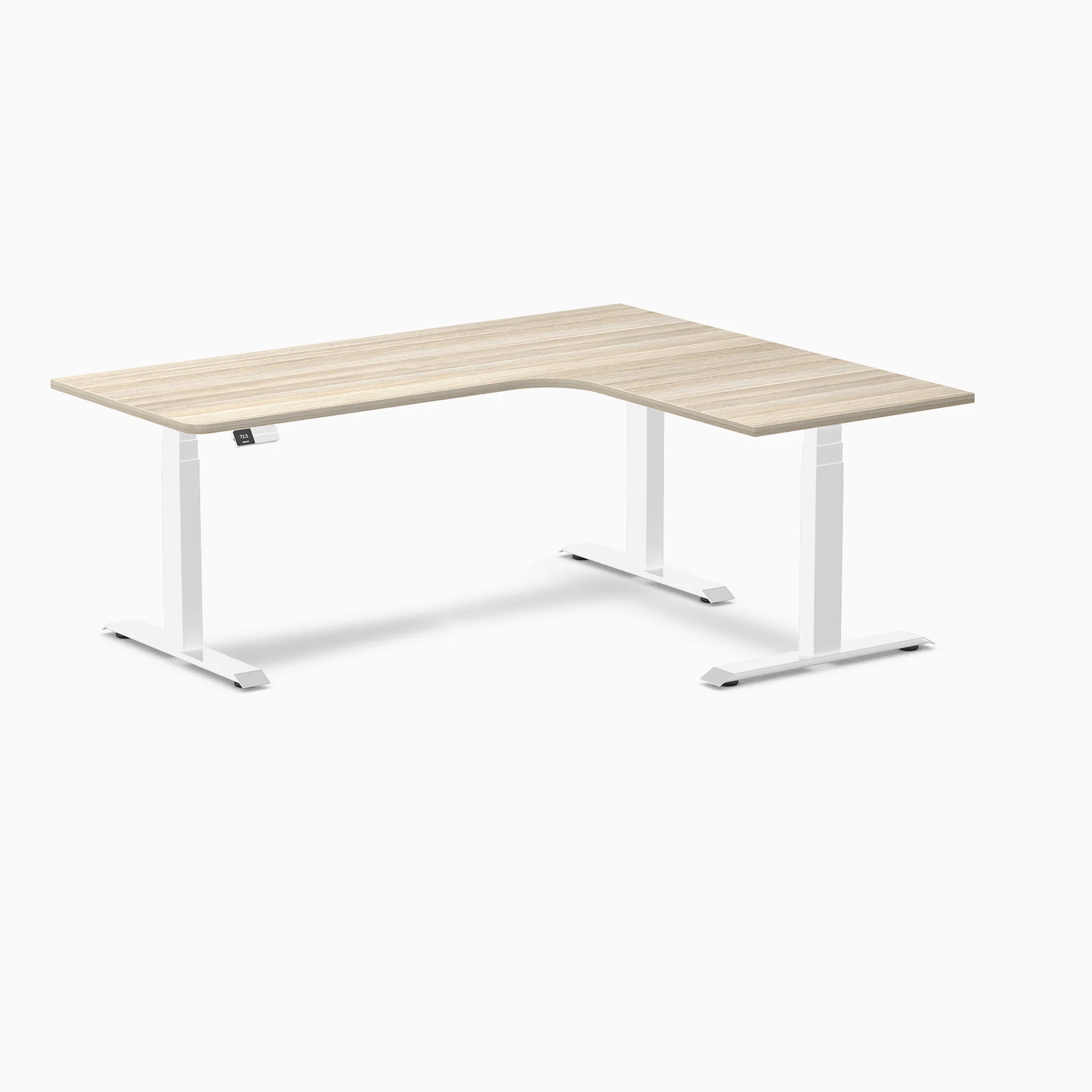 Desky L-Shape Melamine Sit Stand Desk - Image 227