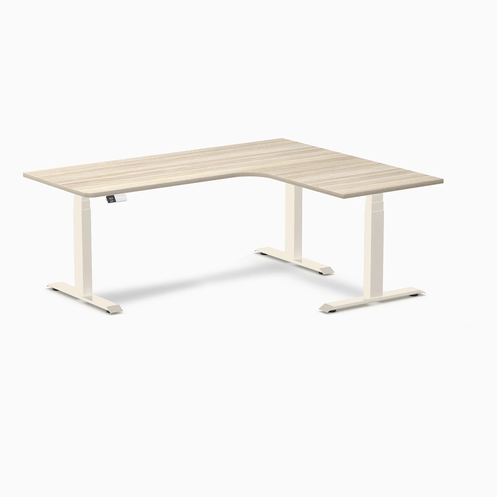 Desky L-Shape Melamine Sit Stand Desk - Image 228