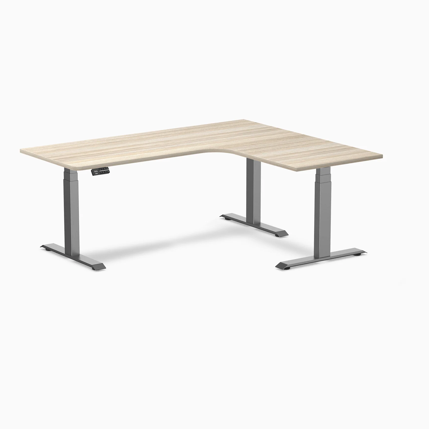 Desky L-Shape Melamine Sit Stand Desk - Image 229