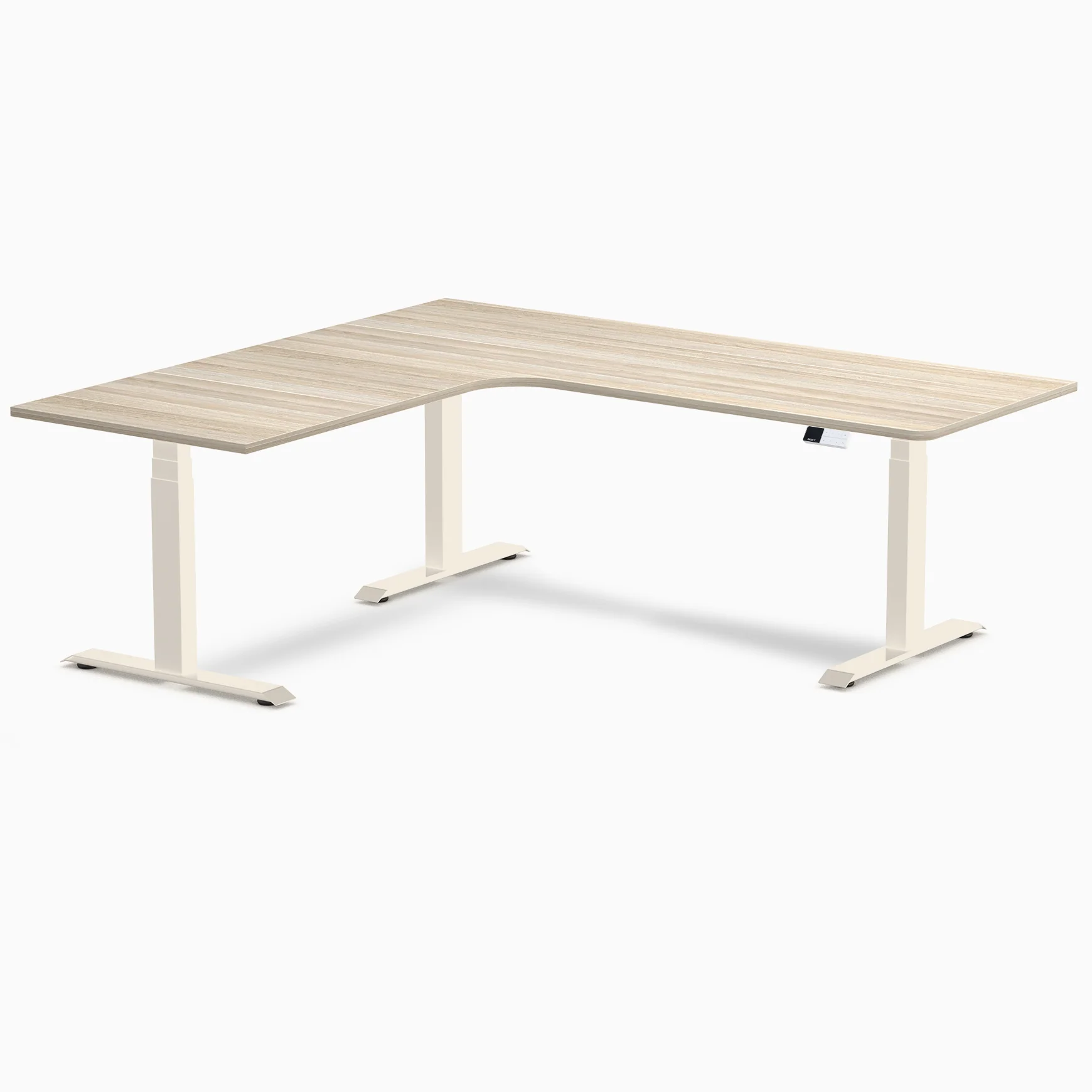 Desky L-Shape Melamine Sit Stand Desk - Image 232