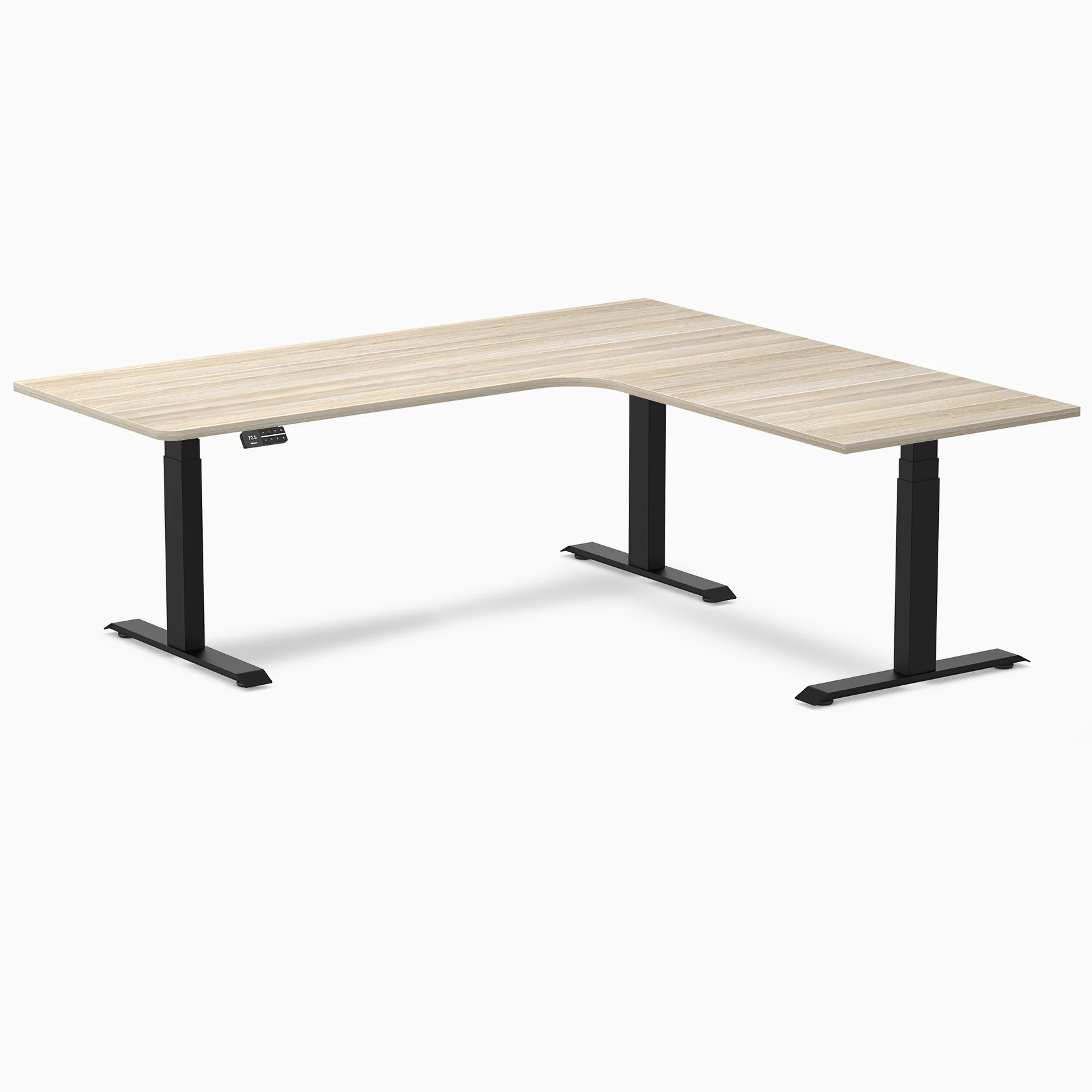 Desky L-Shape Melamine Sit Stand Desk - Image 234