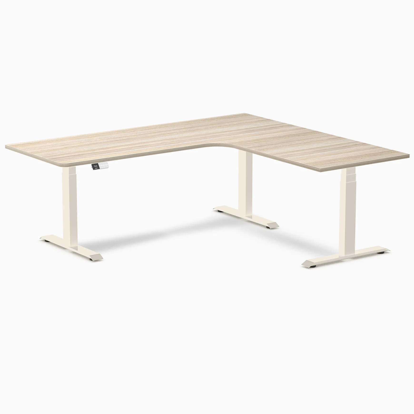 Desky L-Shape Melamine Sit Stand Desk - Image 236