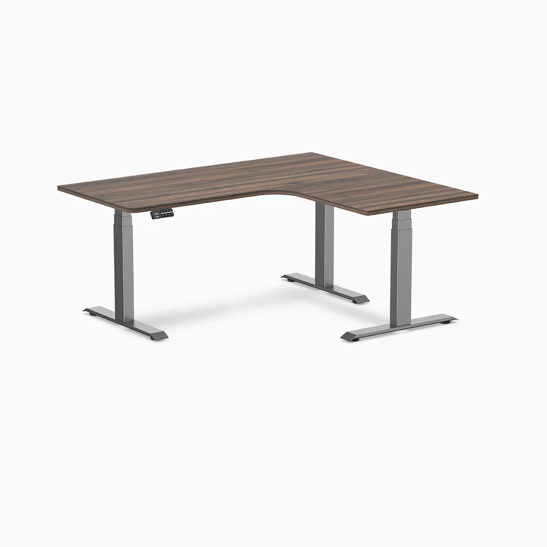 Desky L-Shape Melamine Sit Stand Desk - Image 39