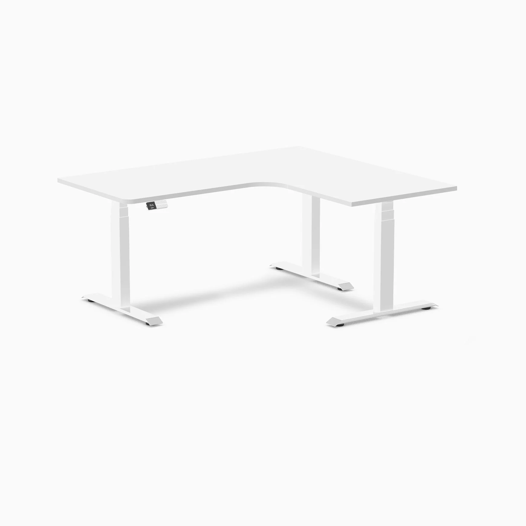 Desky L-Shape Melamine Sit Stand Desk - Image 41