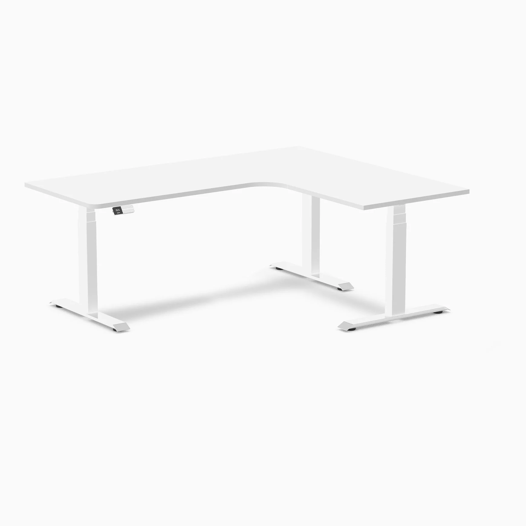 Desky L-Shape Melamine Sit Stand Desk - Image 42
