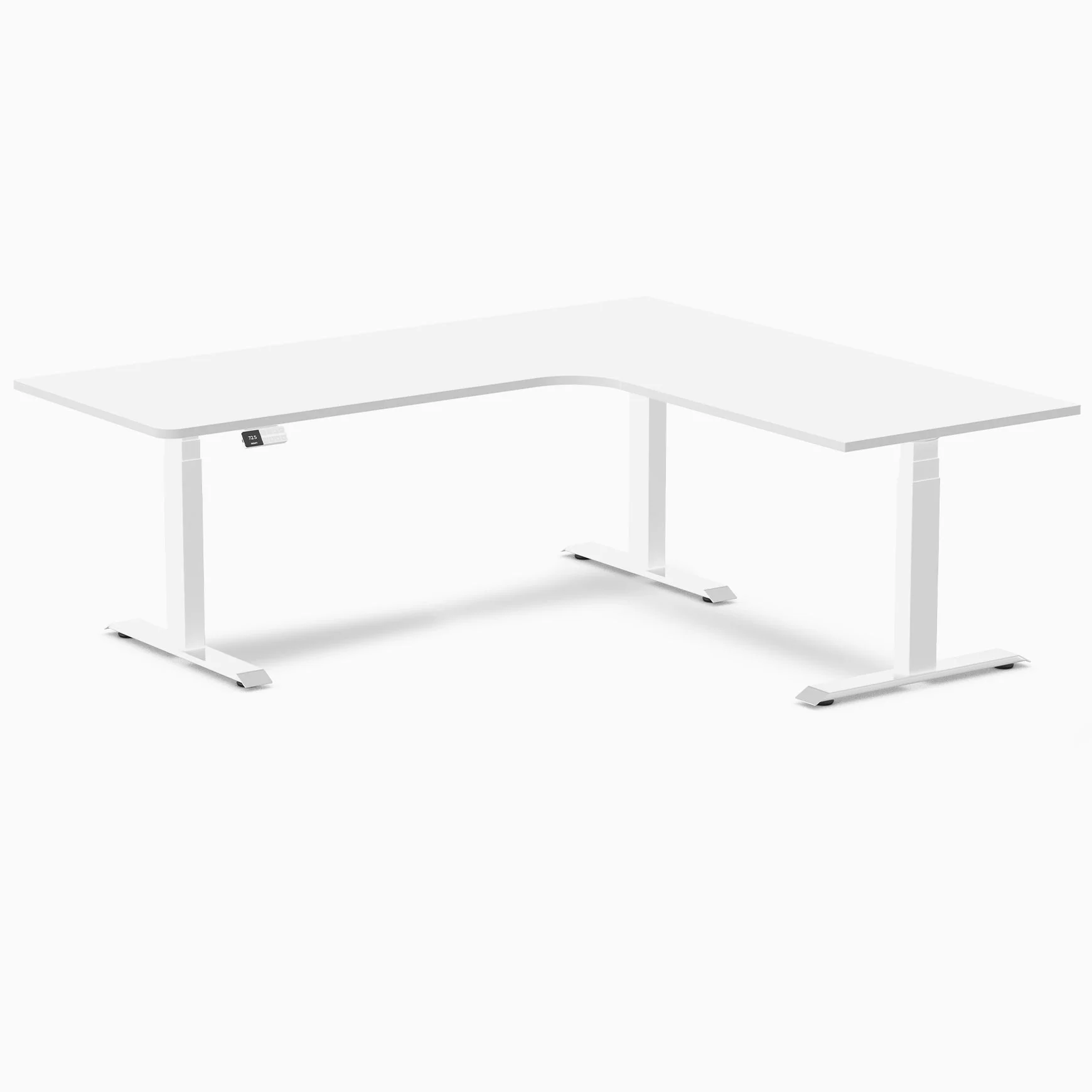 Desky L-Shape Melamine Sit Stand Desk - Image 44