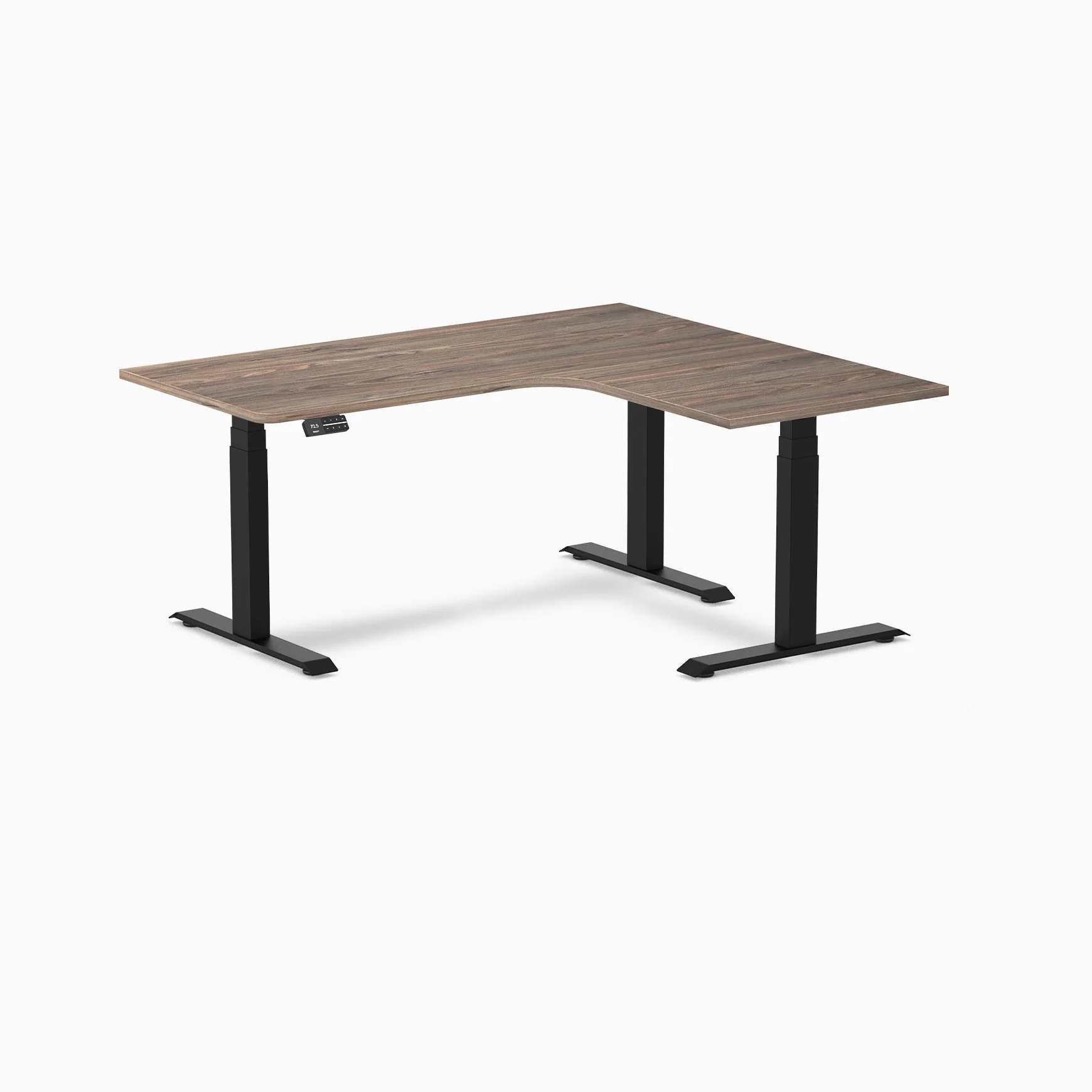 Desky L-Shape Melamine Sit Stand Desk - Image 52