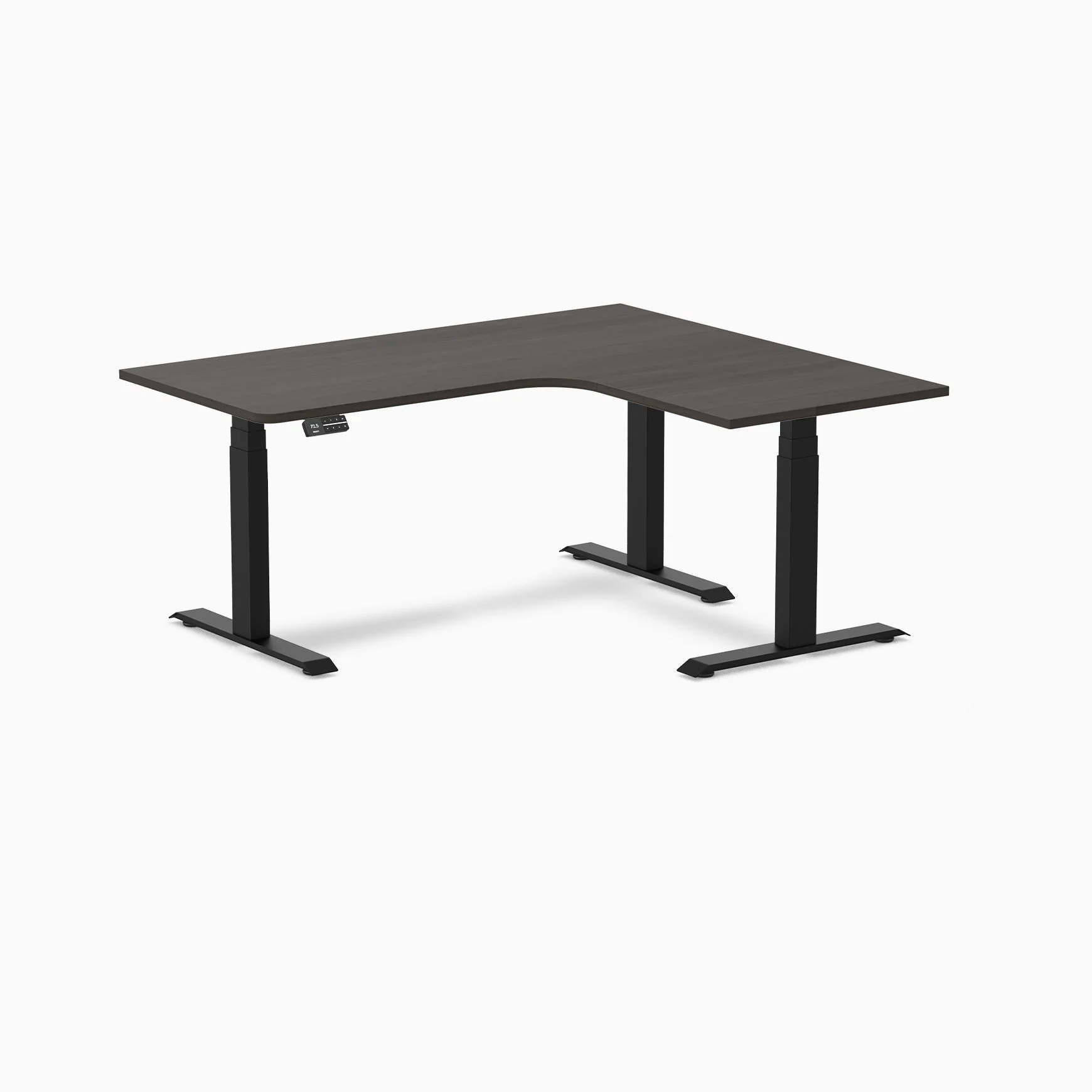 Desky L-Shape Melamine Sit Stand Desk - Image 58