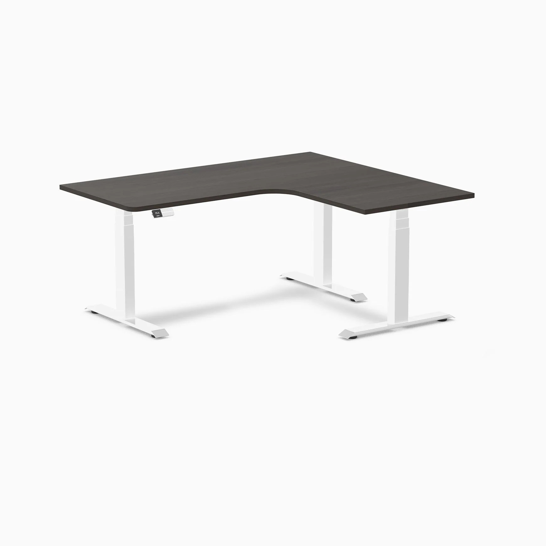 Desky L-Shape Melamine Sit Stand Desk - Image 59