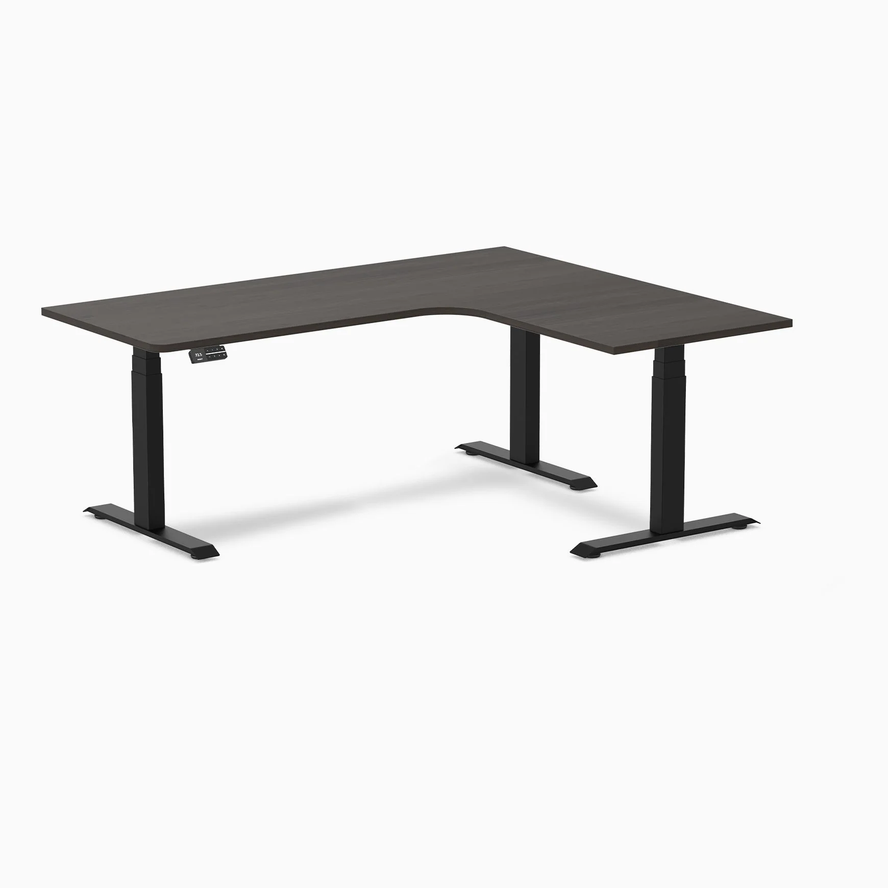 Desky L-Shape Melamine Sit Stand Desk - Image 60