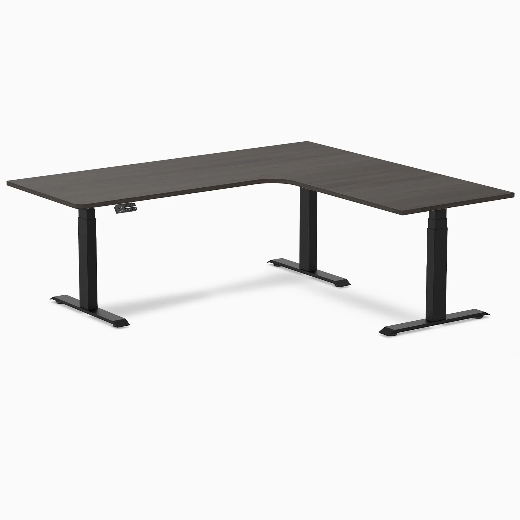 Desky L-Shape Melamine Sit Stand Desk - Image 62