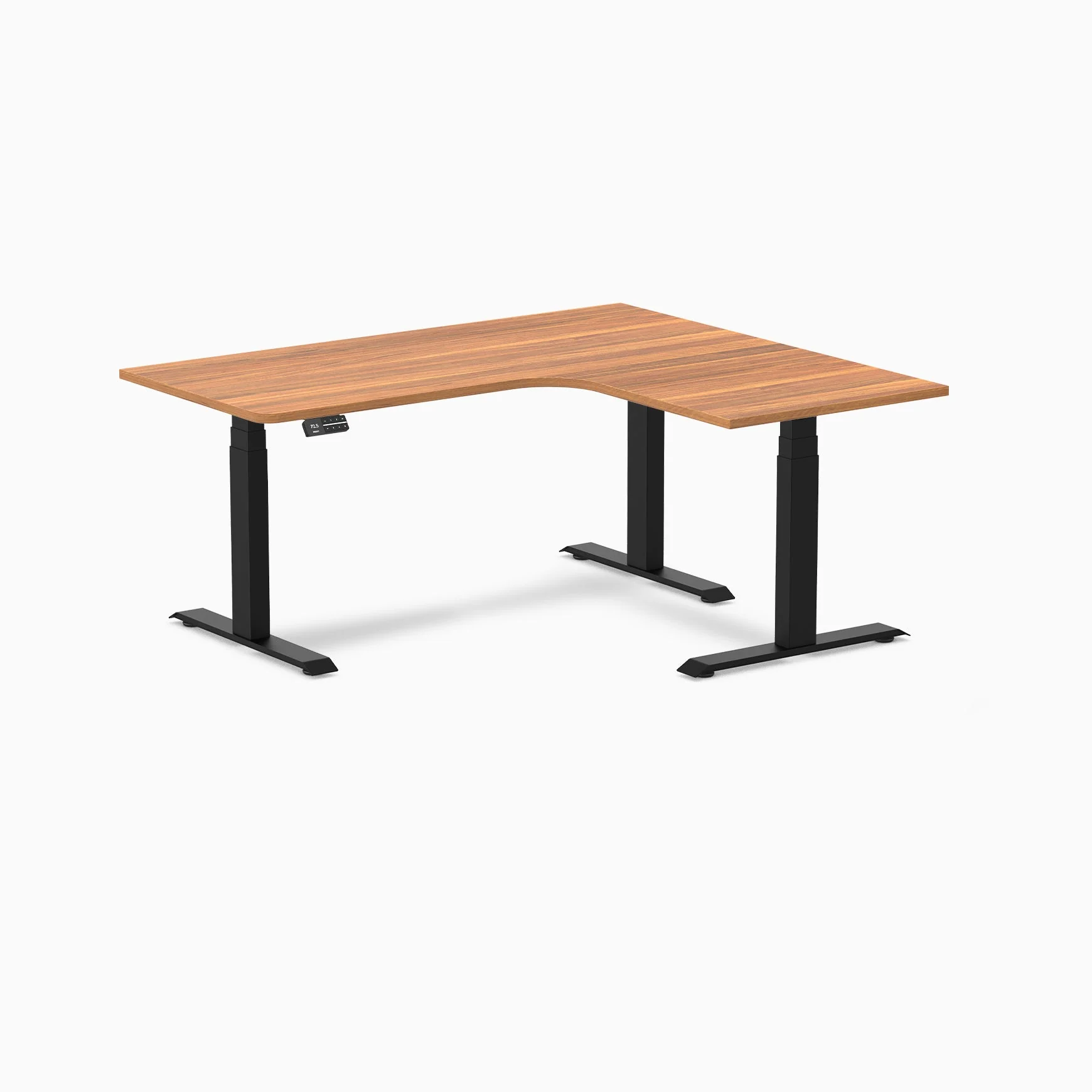 Desky L-Shape Melamine Sit Stand Desk - Image 64