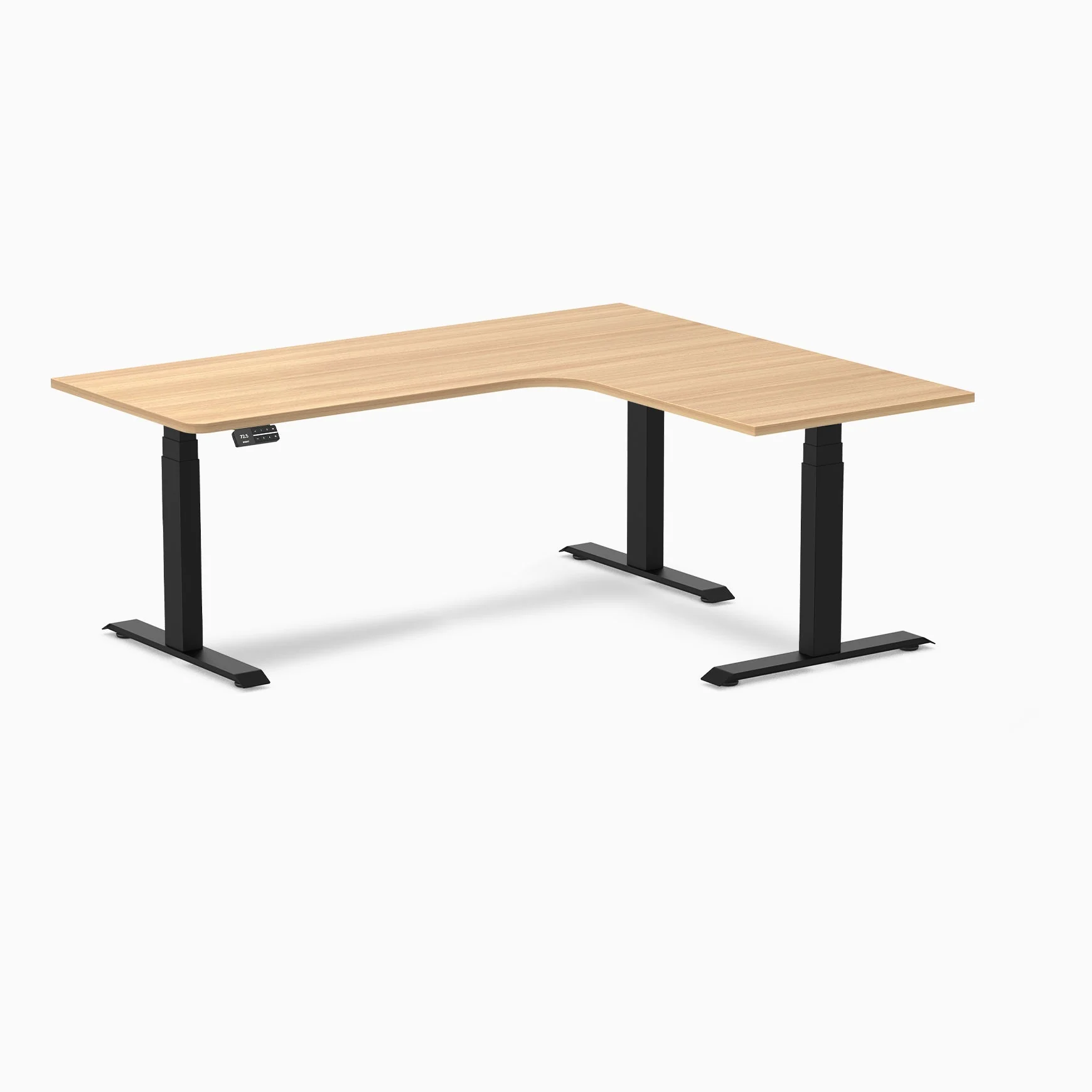 Desky L-Shape Melamine Sit Stand Desk - Image 78