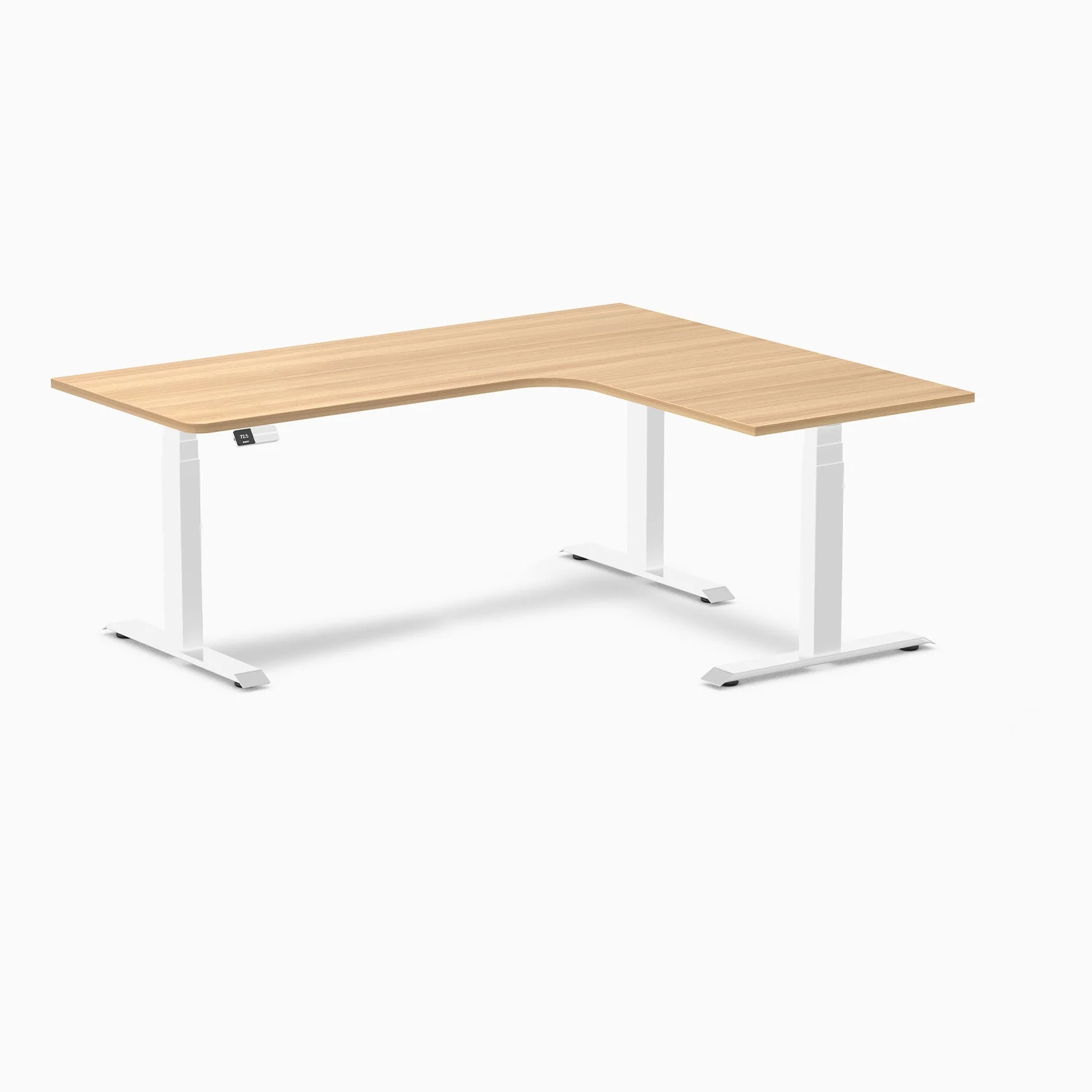 Desky L-Shape Melamine Sit Stand Desk - Image 79