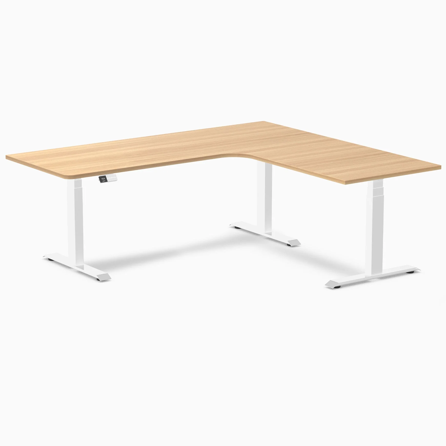 Desky L-Shape Melamine Sit Stand Desk - Image 81