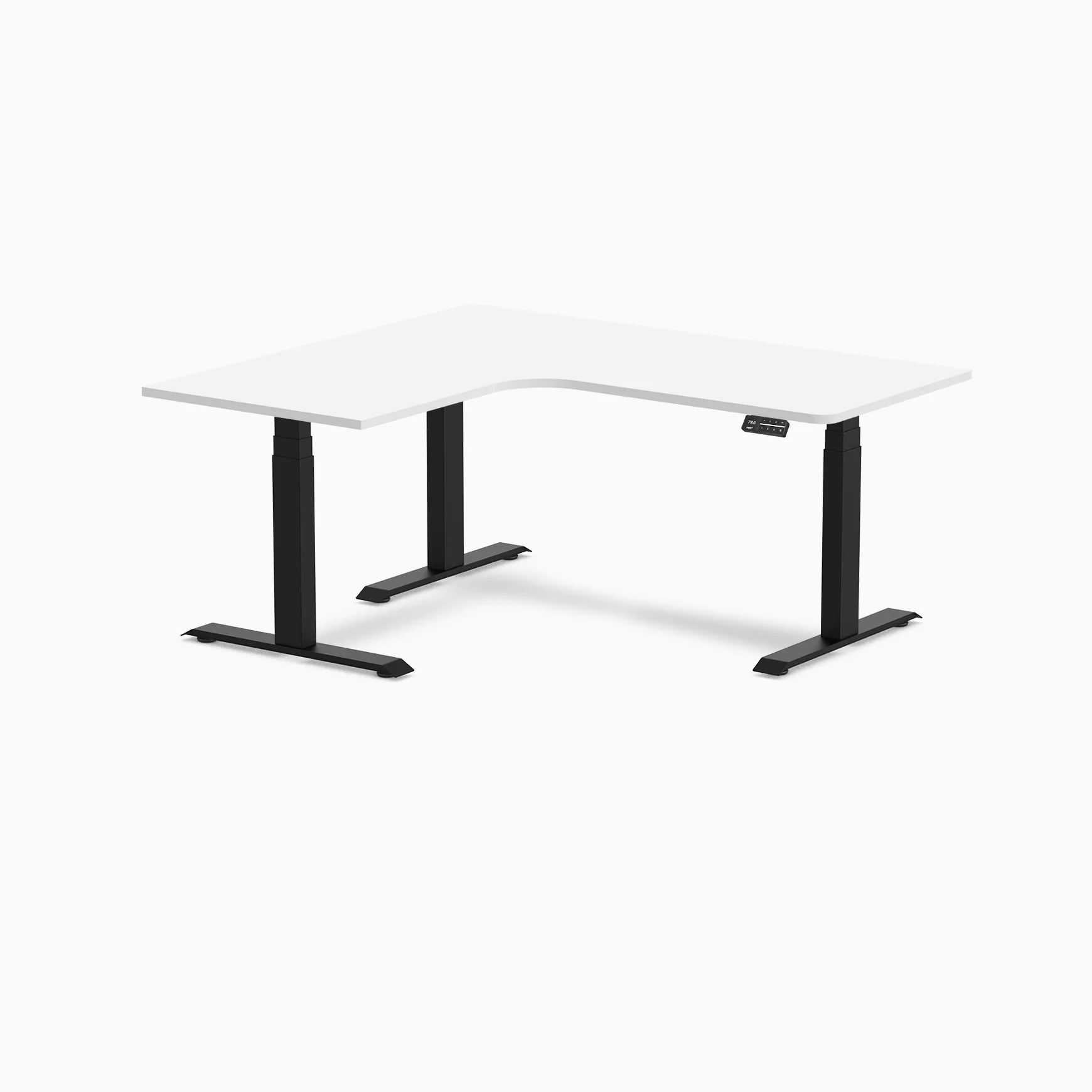 Desky L-Shape Melamine Sit Stand Desk - Image 94