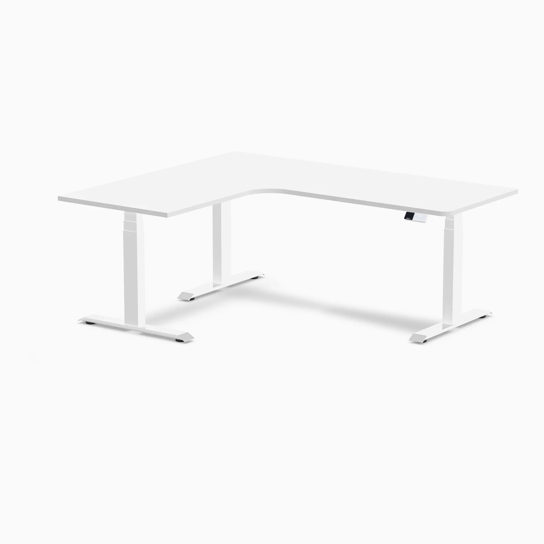 Desky L-Shape Melamine Sit Stand Desk - Image 98