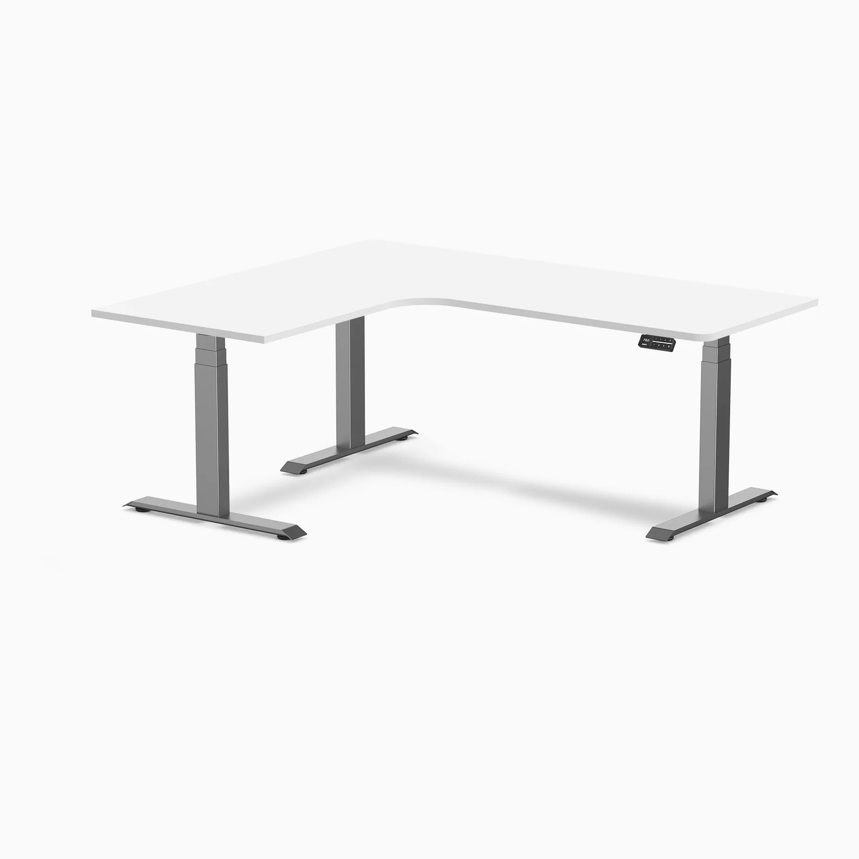 Desky L-Shape Melamine Sit Stand Desk - Image 99