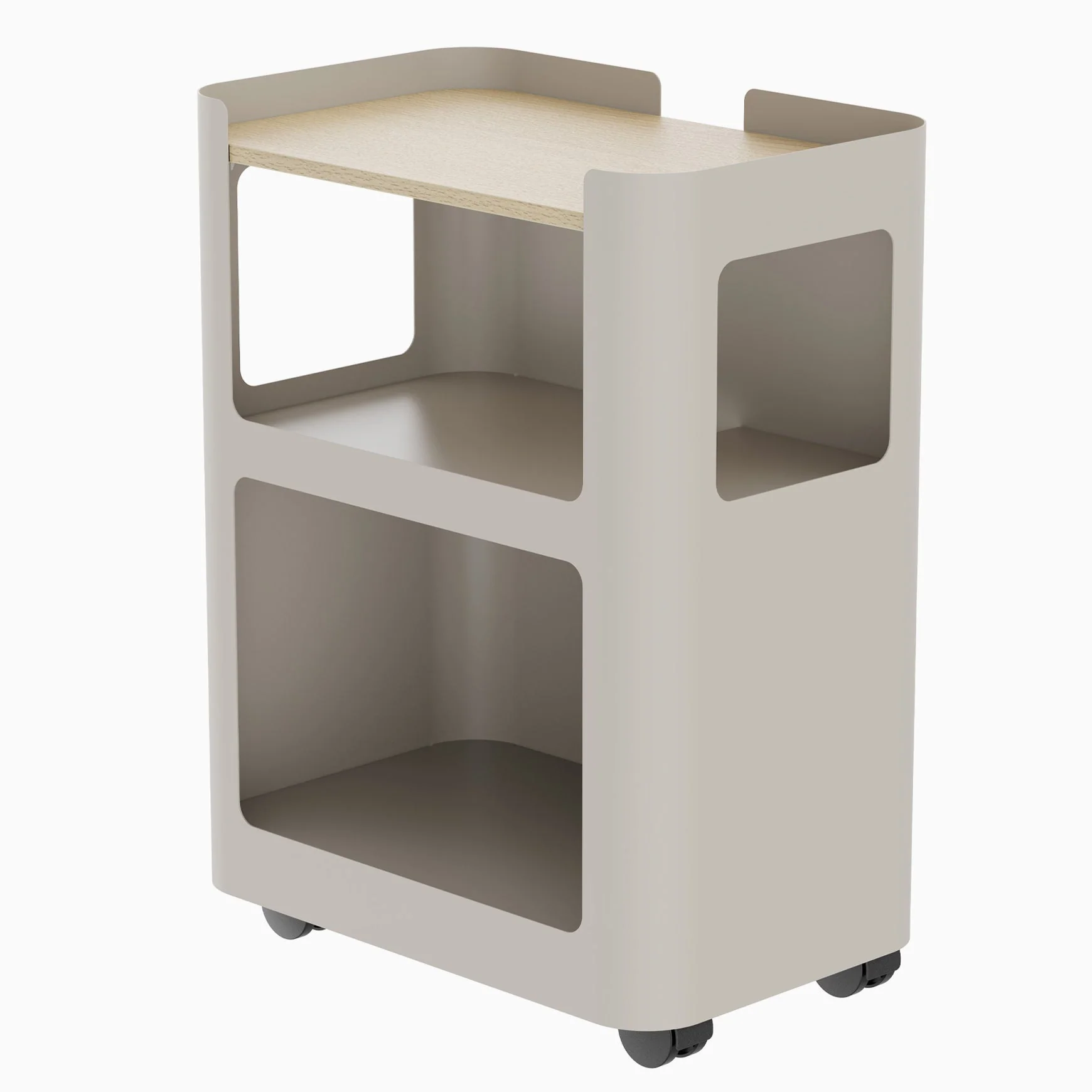 Desky Minimal Open Mobile Pedestal - Image 15