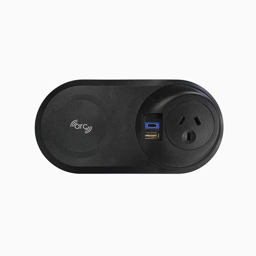 Desky Pixel ARC Wireless Charger On Desk Power - Image 3