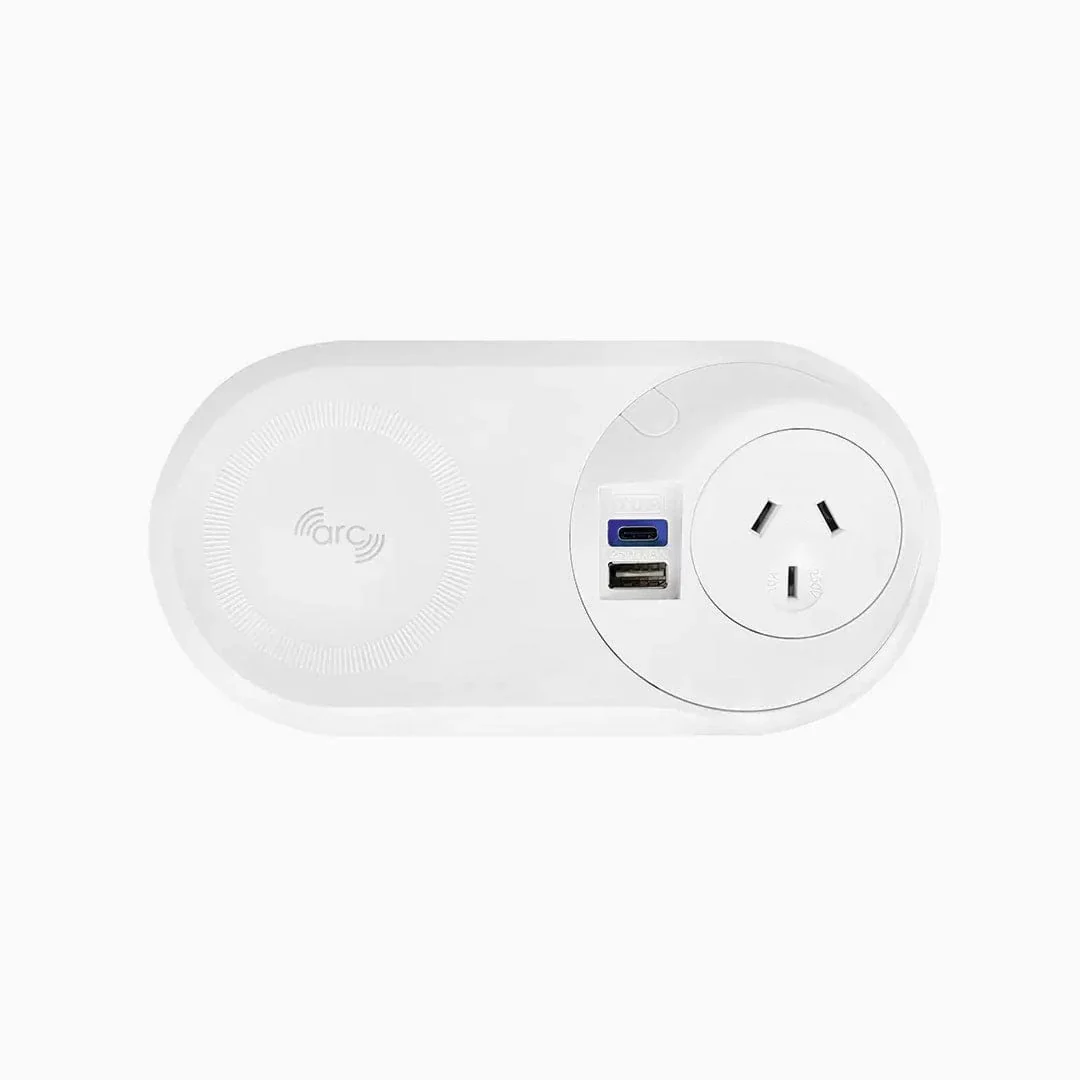 Desky Pixel ARC Wireless Charger On Desk Power - Image 4