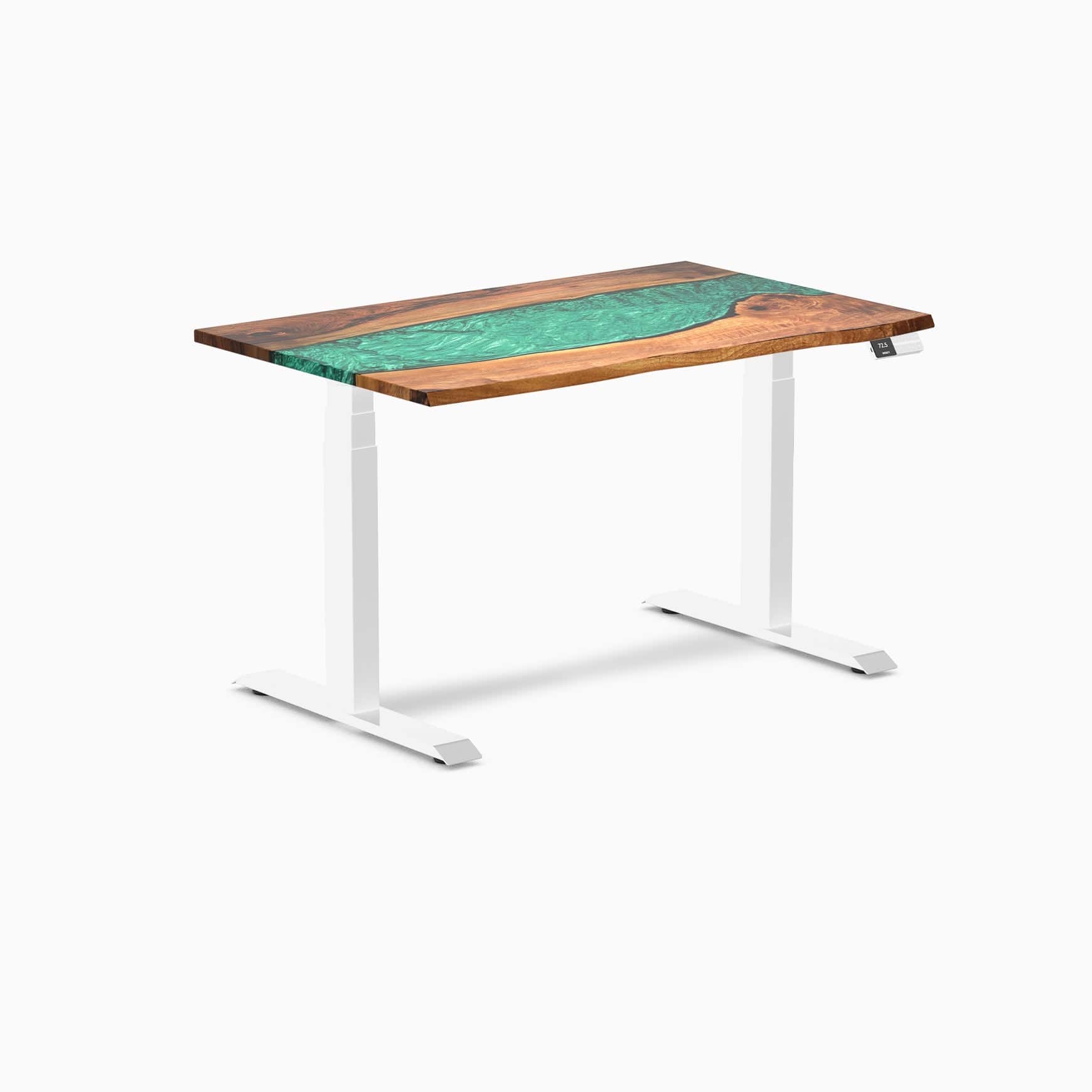 Desky Dual Resin Hardwood Sit Stand Desk - Image 25