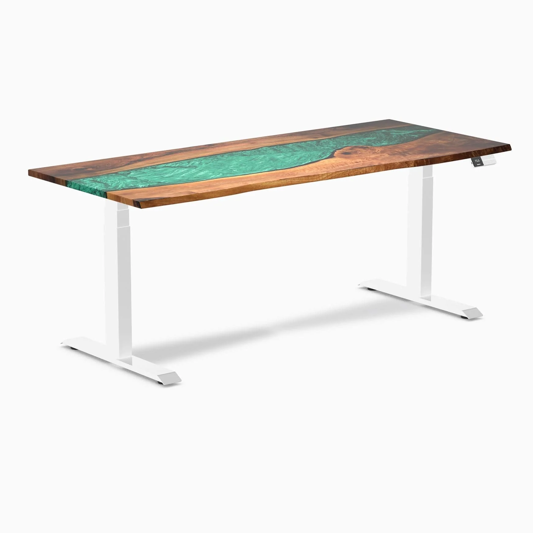 Desky Dual Resin Hardwood Sit Stand Desk - Image 31